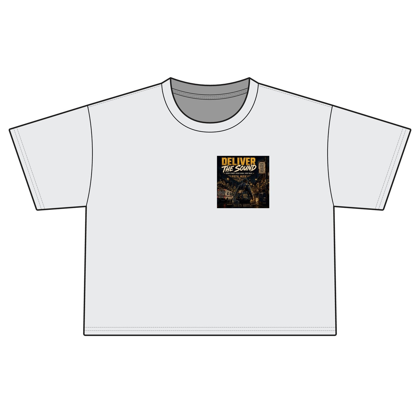 Postal Music — Deliver the Sound — Women's Boxy T-Shirt