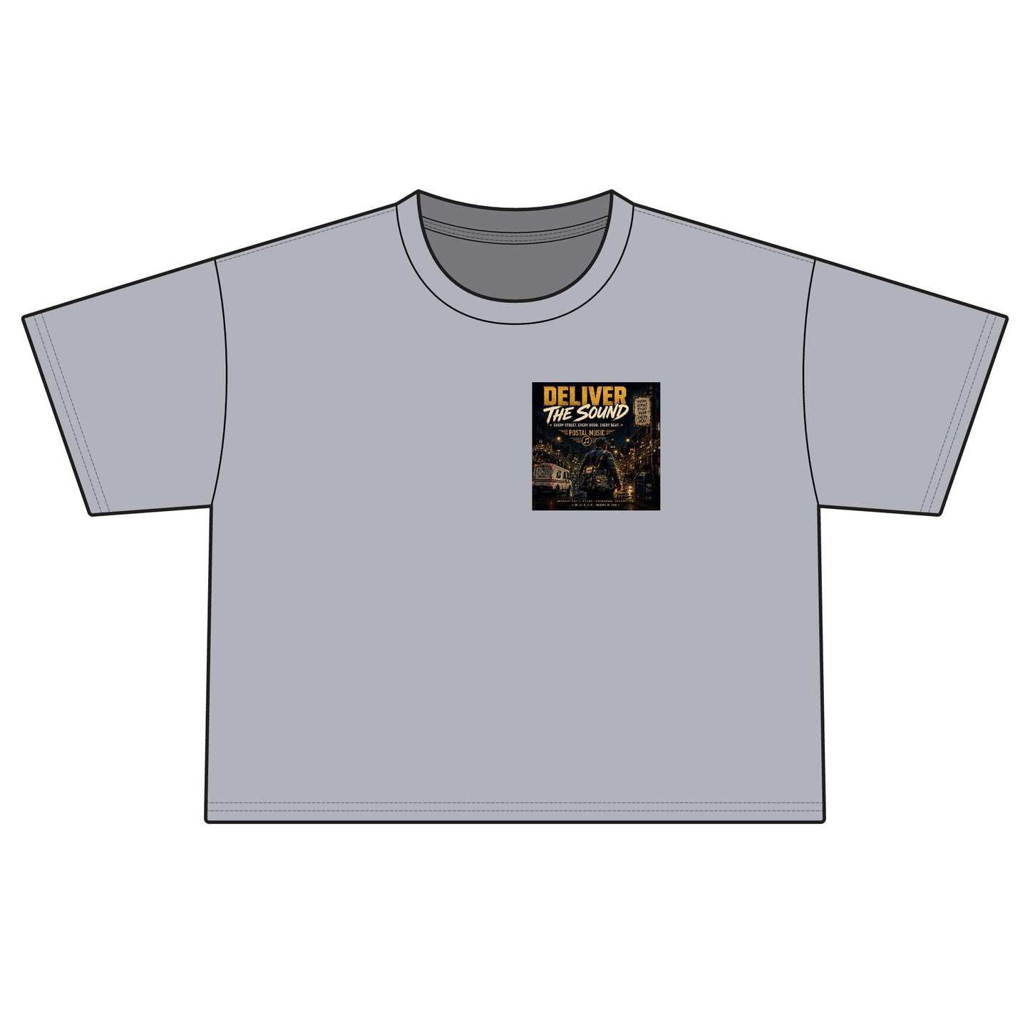 Postal Music — Deliver the Sound — Women's Boxy T-Shirt