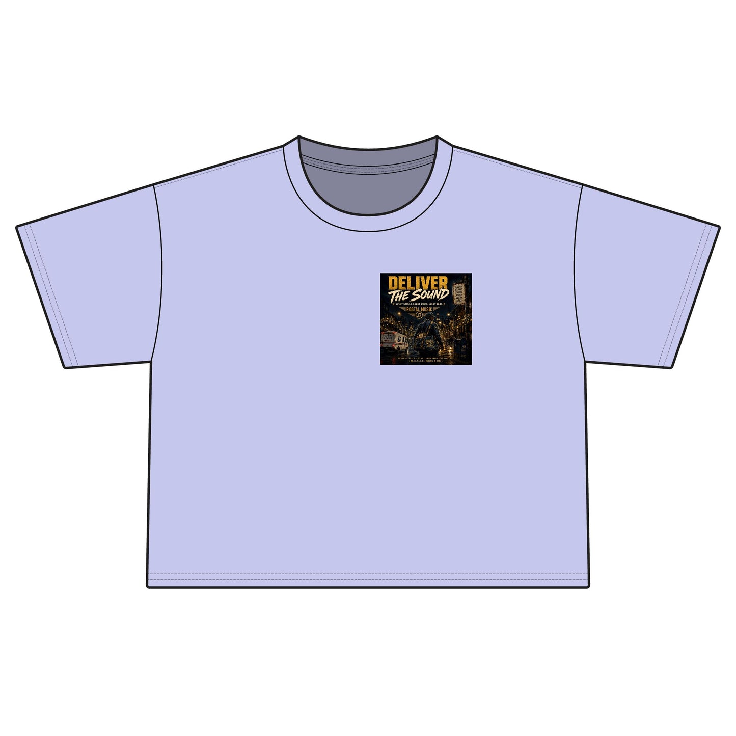 Postal Music — Deliver the Sound — Women's Boxy T-Shirt