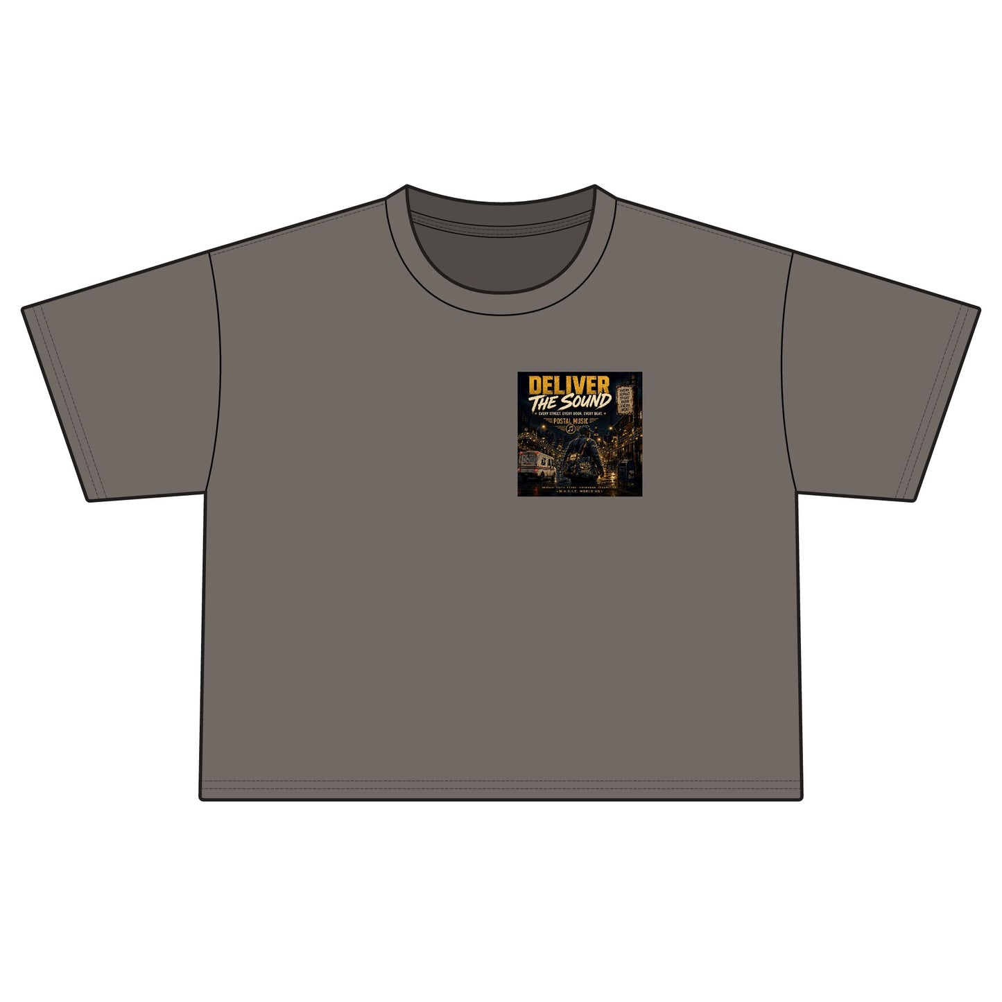 Postal Music — Deliver the Sound — Women's Boxy T-Shirt