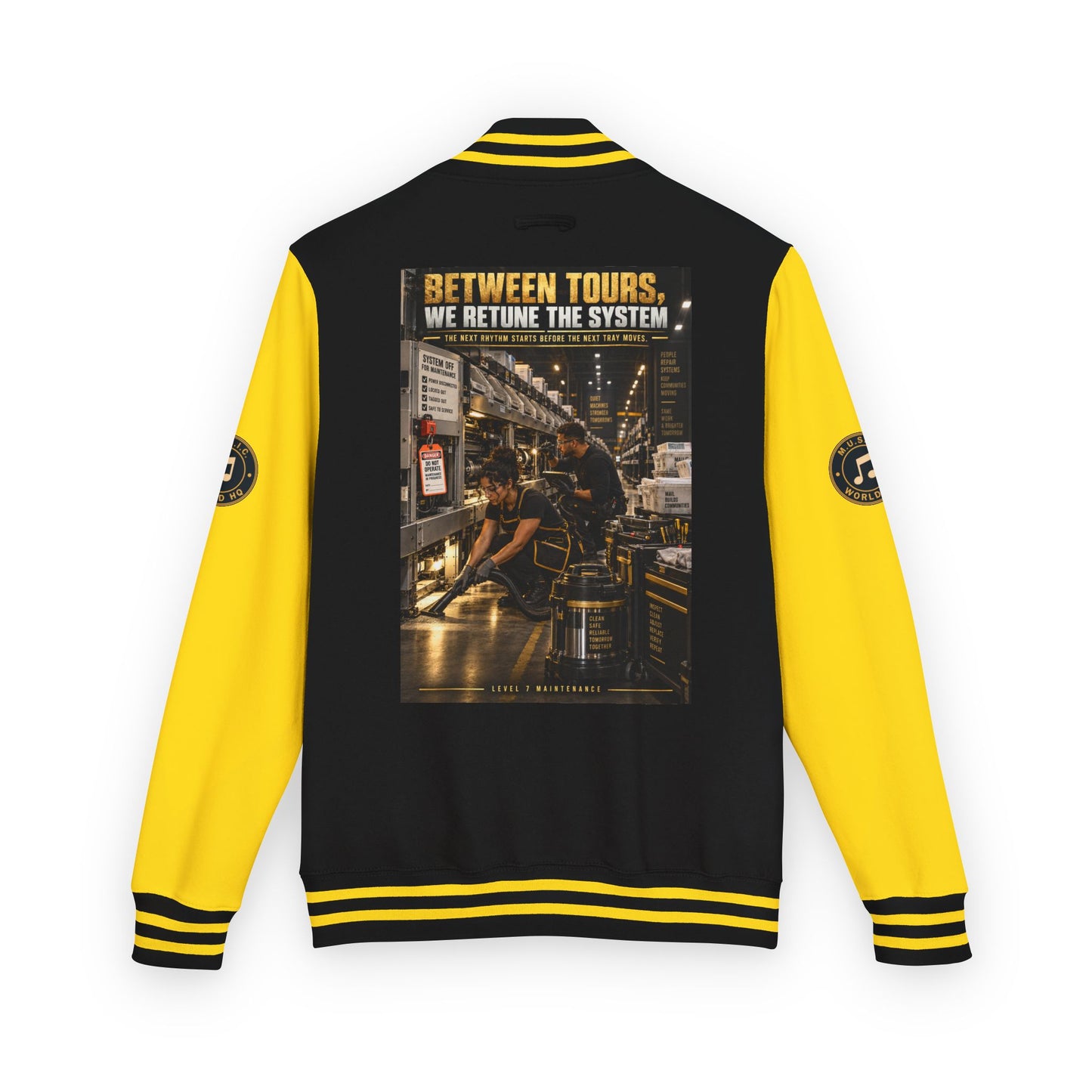 Postal Music - Between Tours, We Retune the System - Heavyweight Letterman Jacket