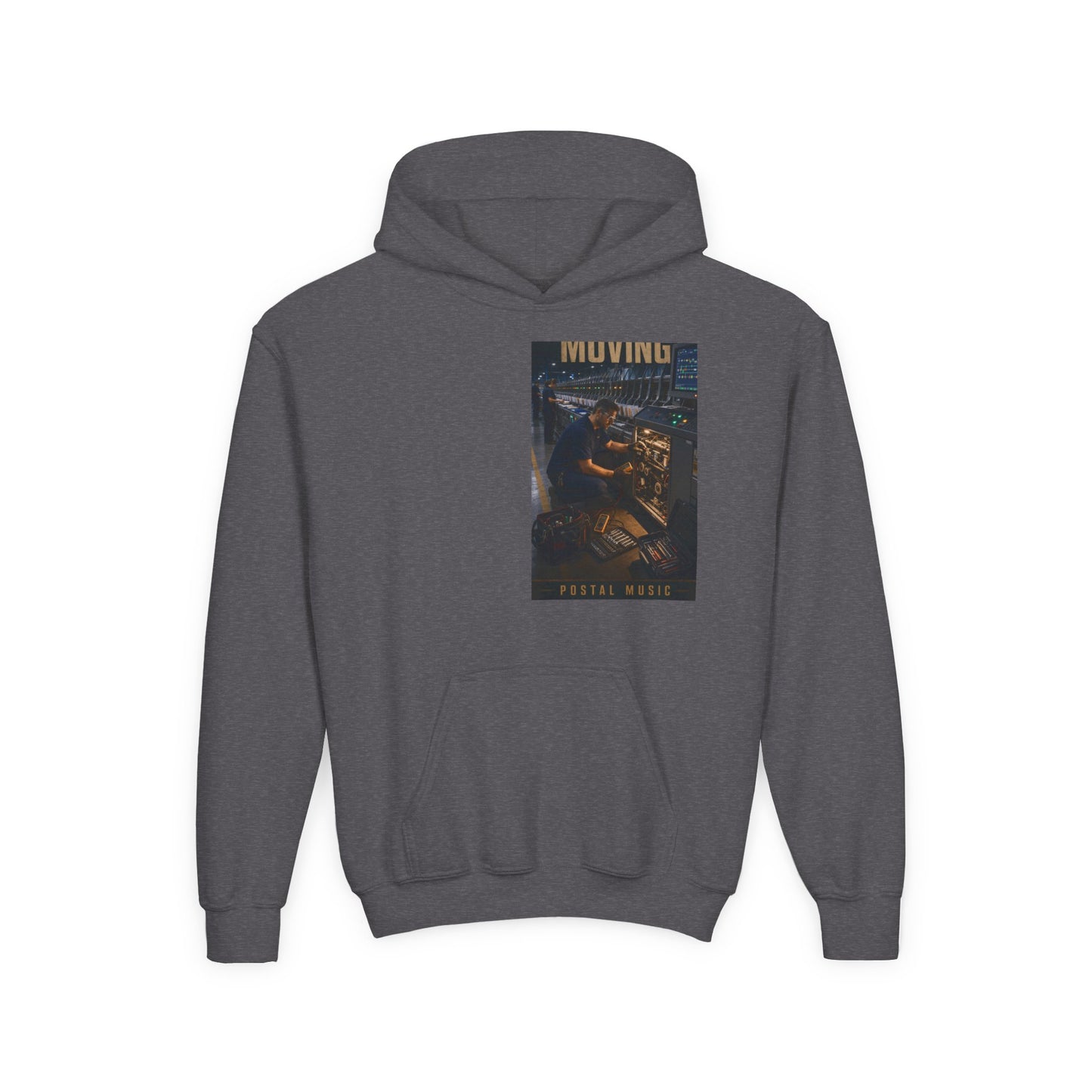 Postal Music — Keep the Message Moving — Youth Hoodie