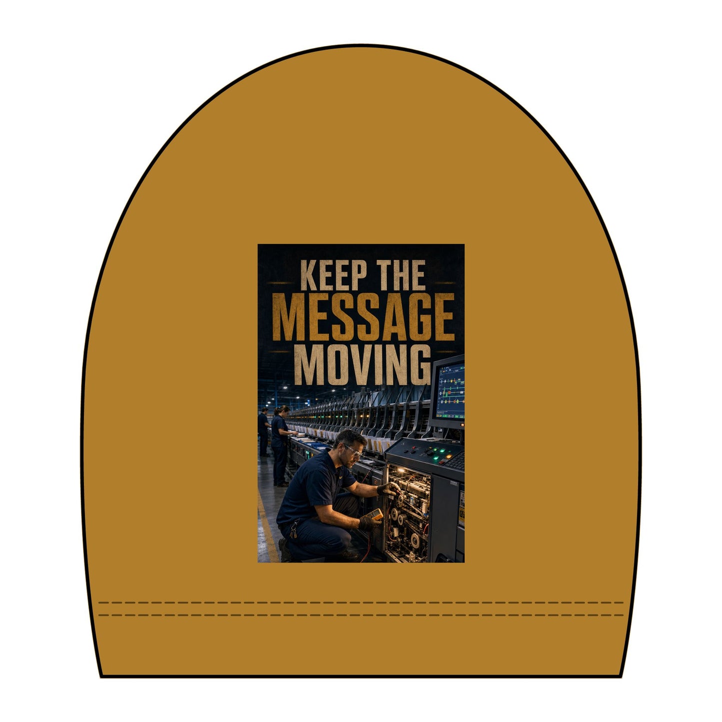 Postal Music — Keep the Message Moving — Women's Boxy T-Shirt