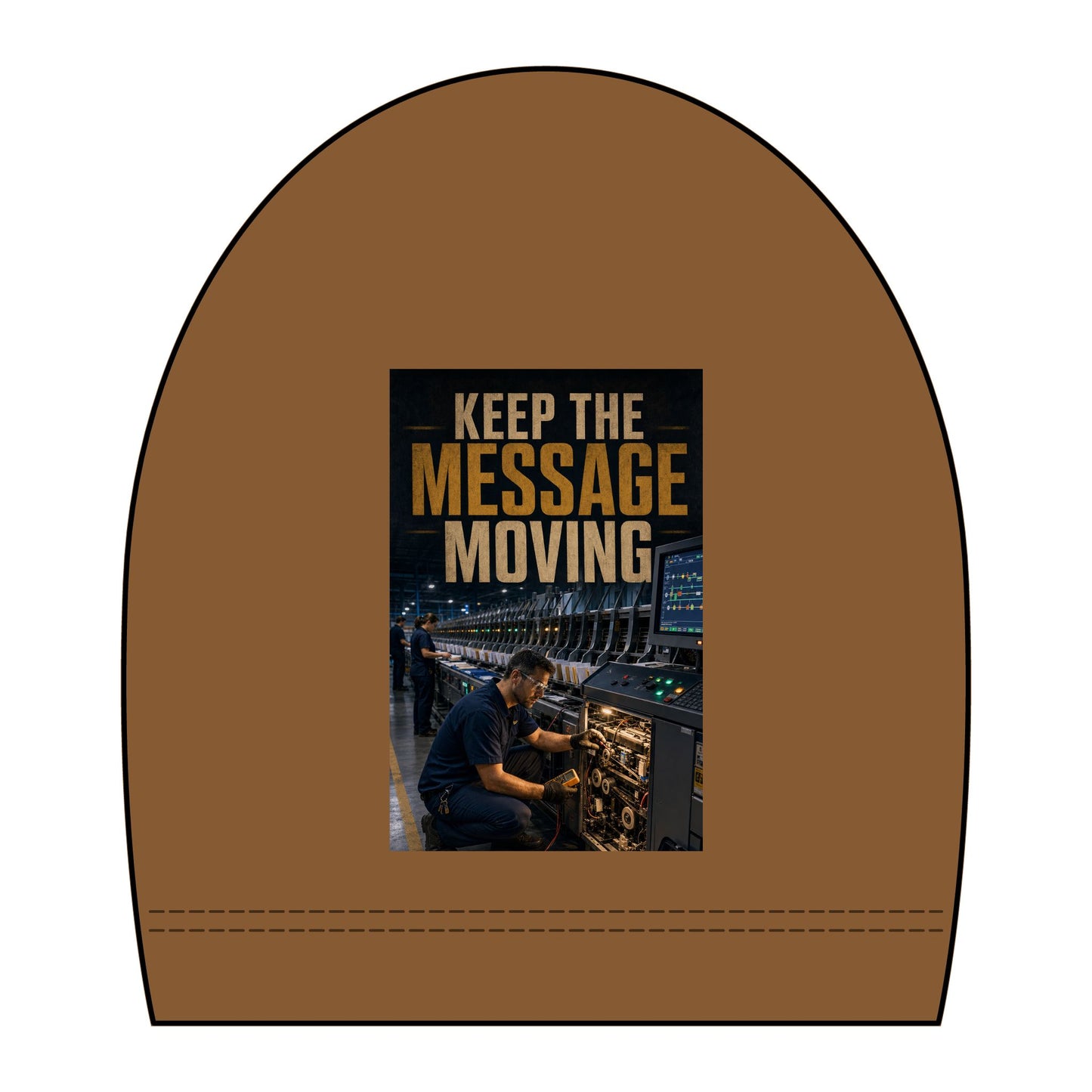 Postal Music — Keep the Message Moving — Women's Boxy T-Shirt