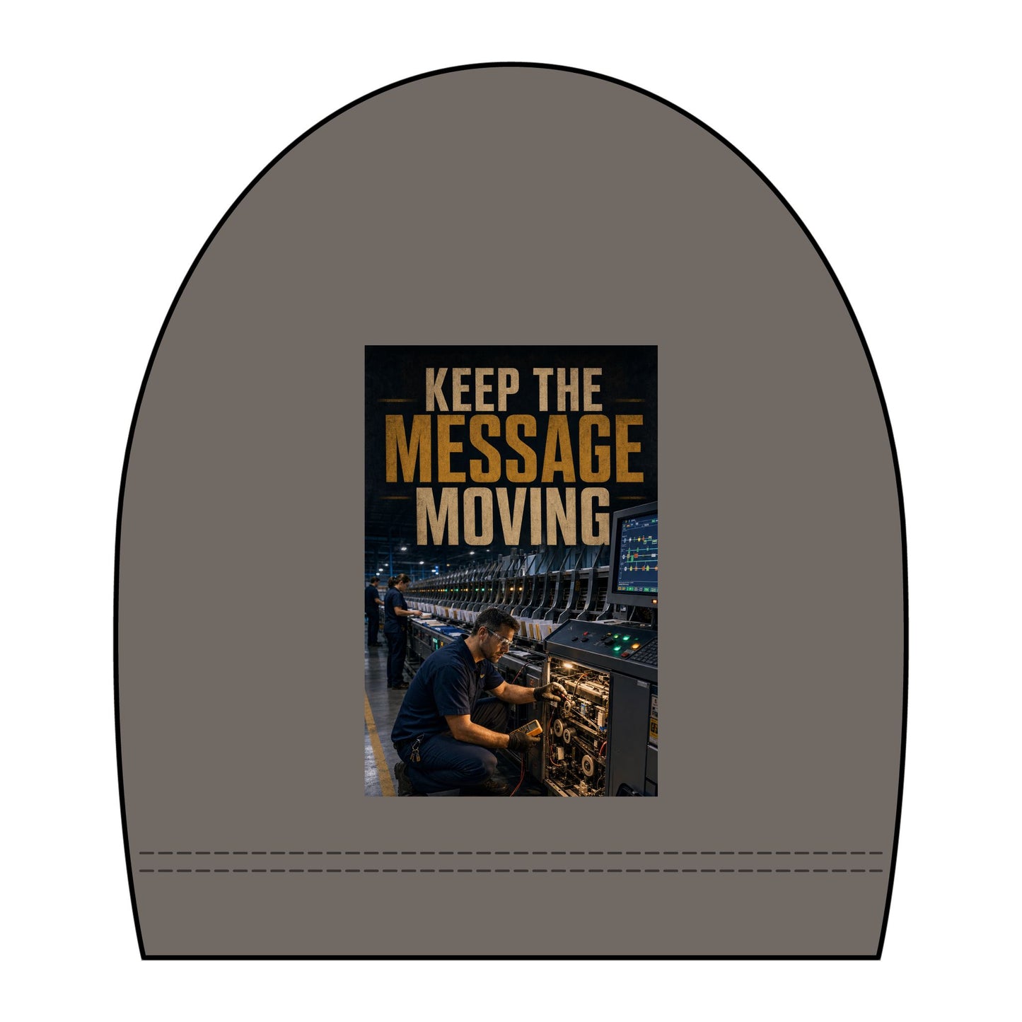 Postal Music — Keep the Message Moving — Women's Boxy T-Shirt