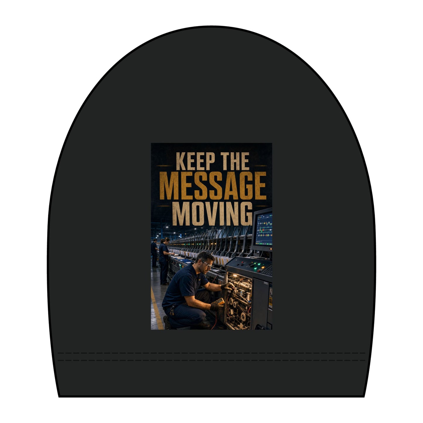 Postal Music — Keep the Message Moving — Women's Boxy T-Shirt