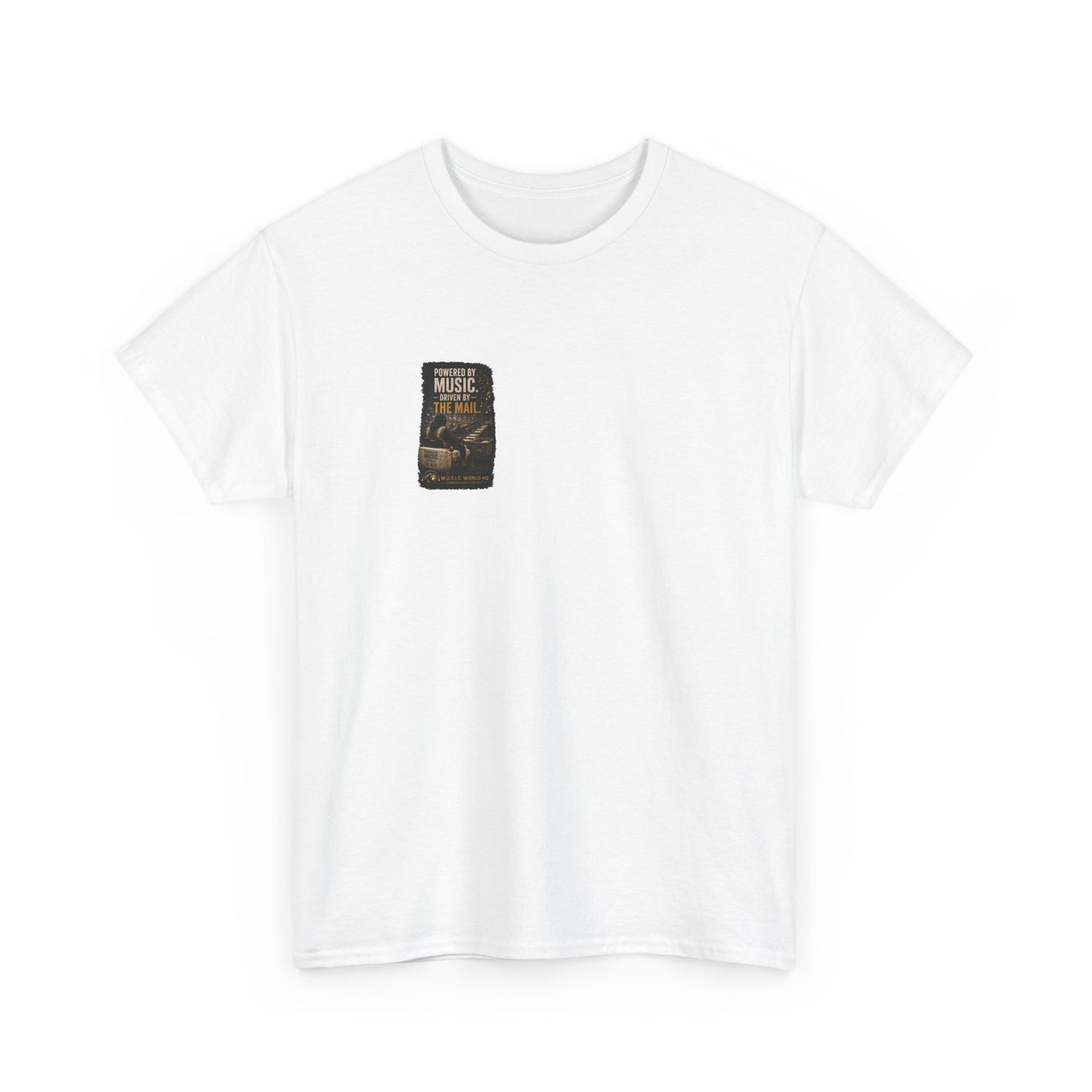 Postal Music - Powered by Music Premium T-Shirt - Colorways F