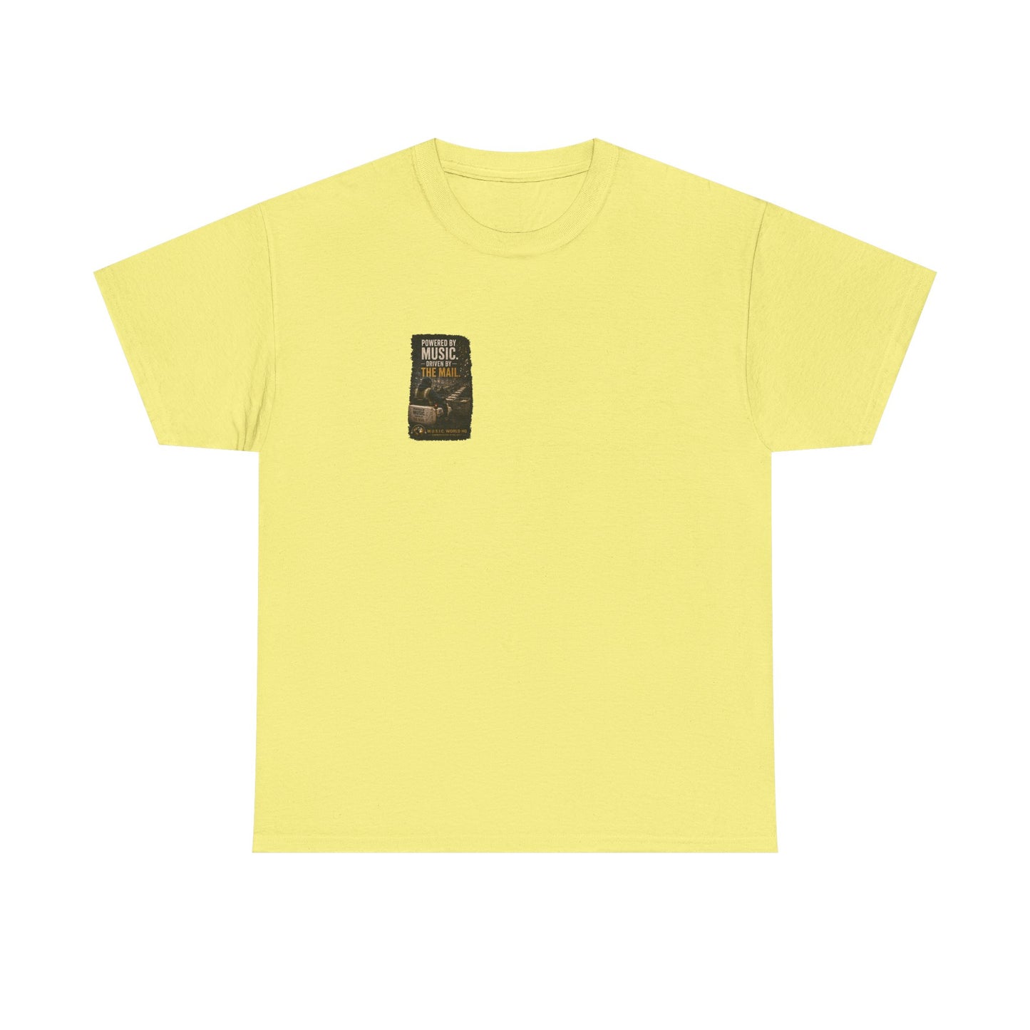 Postal Music - Powered by Music Premium T-Shirt - Colorways B