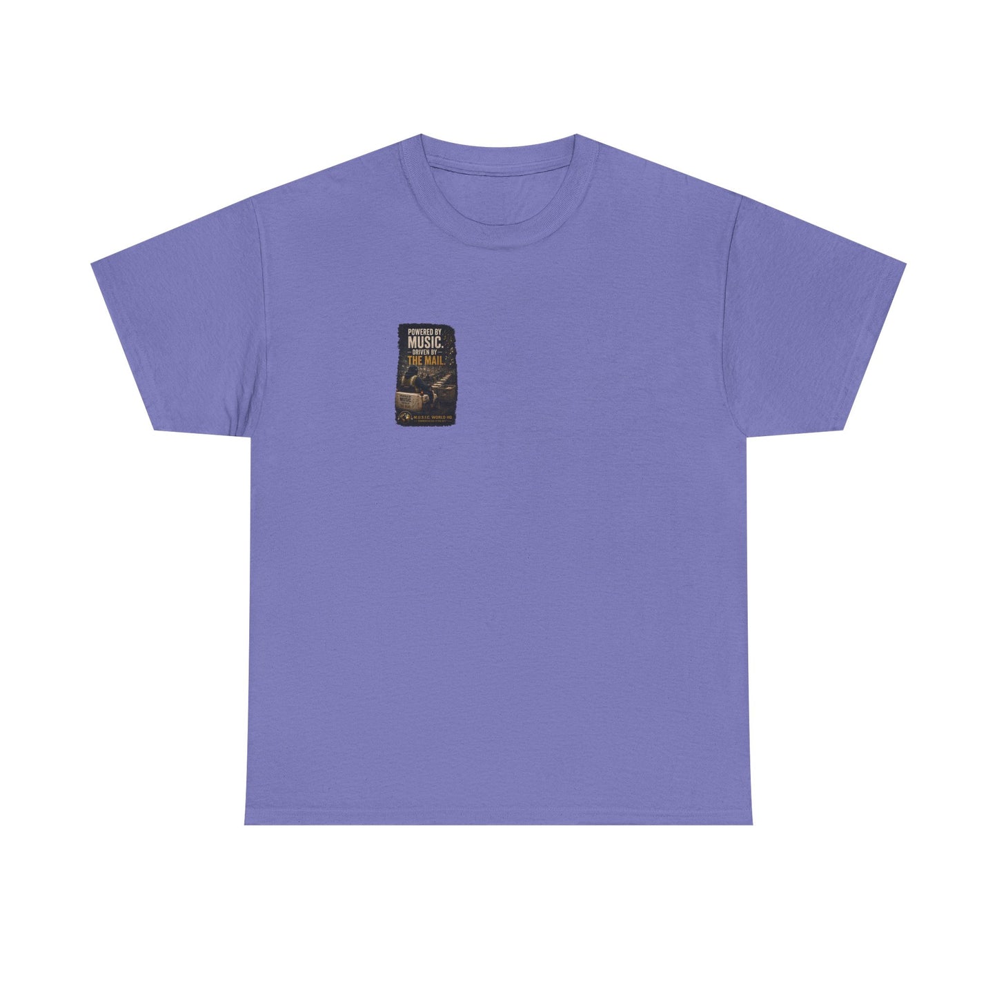 Postal Music - Powered by Music Premium T-Shirt - Colorways F