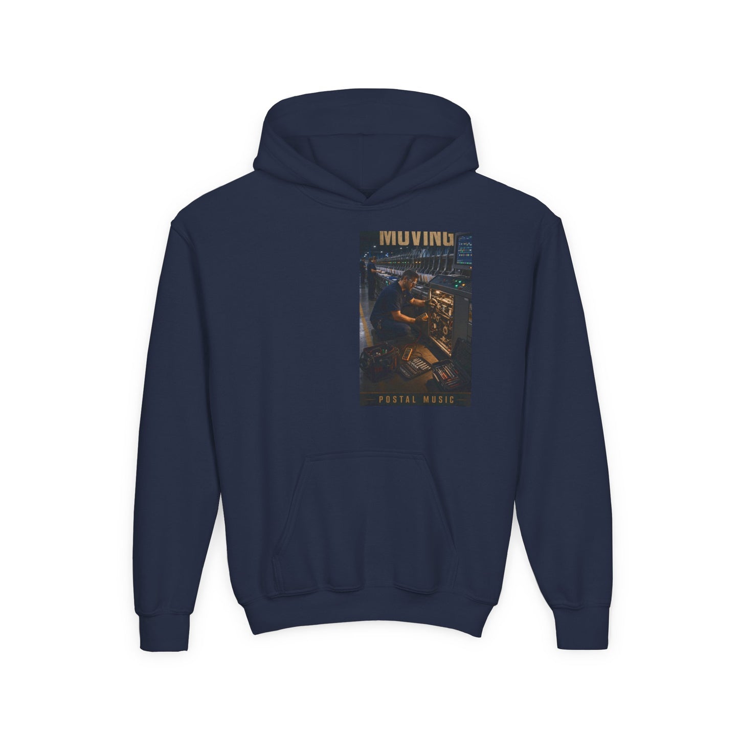 Postal Music — Keep the Message Moving — Youth Hoodie