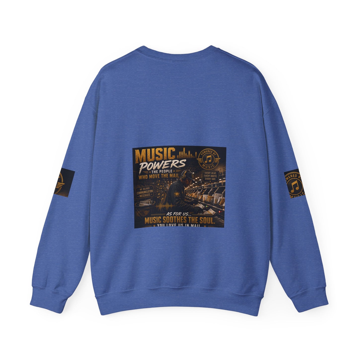Postal Music — Music Powers the People — Core Crewneck Sweatshirt