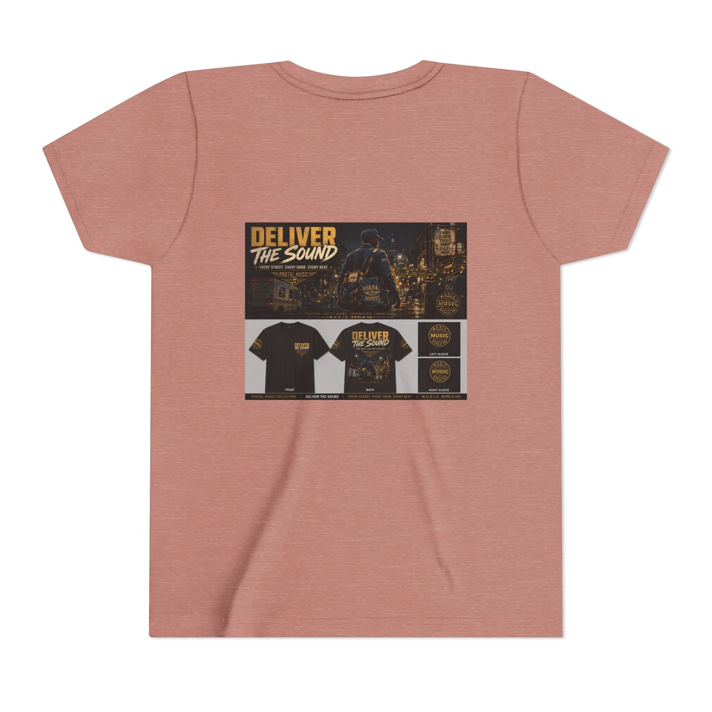 Postal Music — Deliver the Sound — Youth T-Shirt