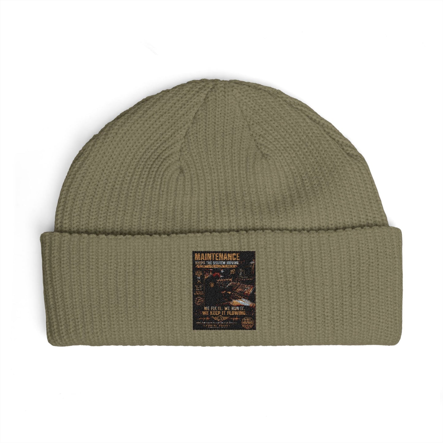 Postal Music — Maintenance Keeps the System Moving — Knit Beanie
