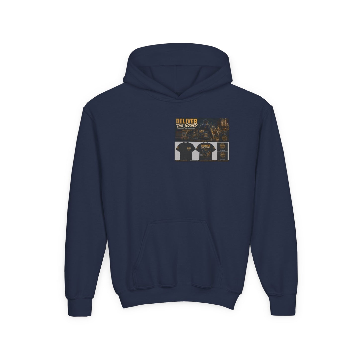 Postal Music — Deliver the Sound — Youth Hoodie
