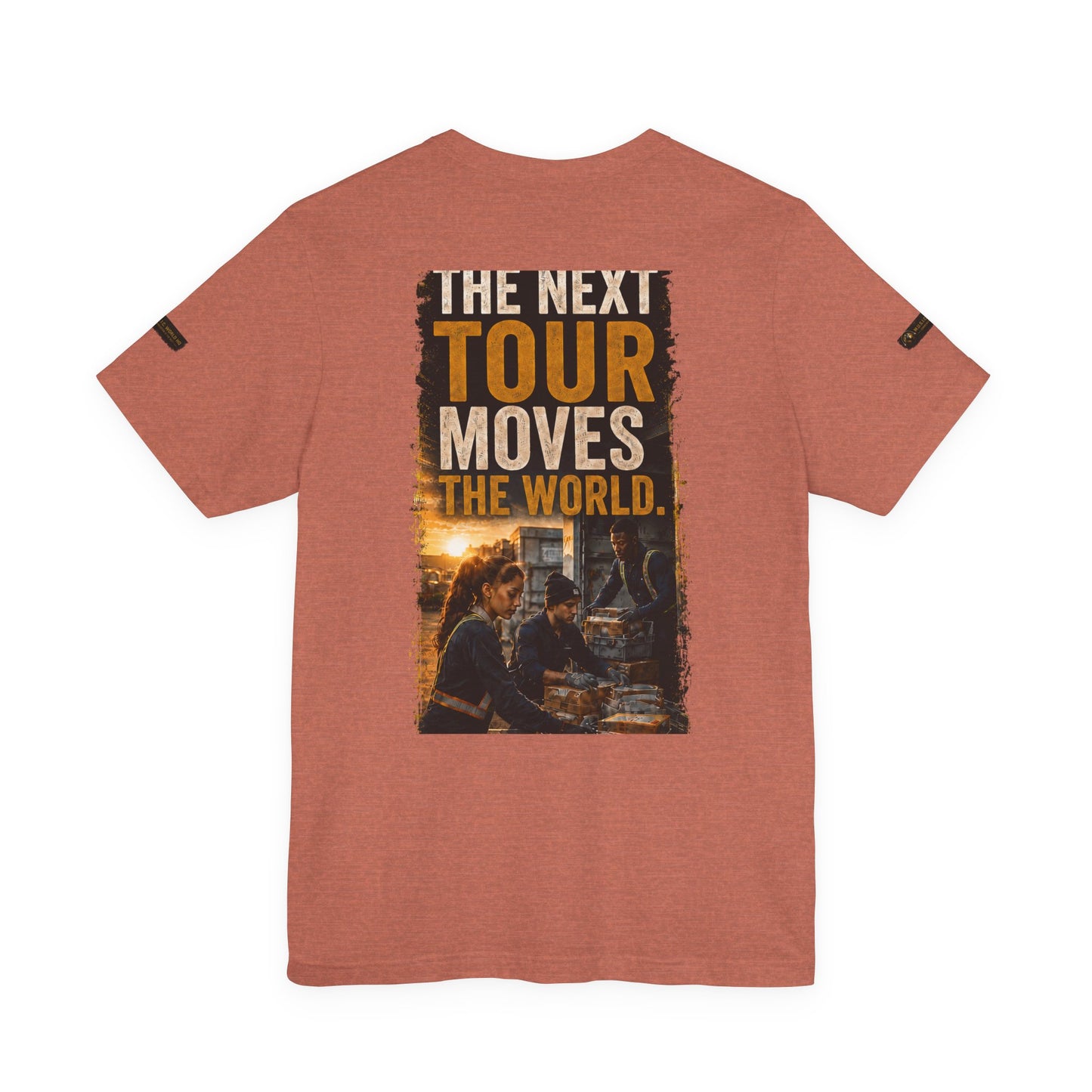 Postal Music — The Next Tour Premium Unisex T-Shirt — Color Group 4 of 11