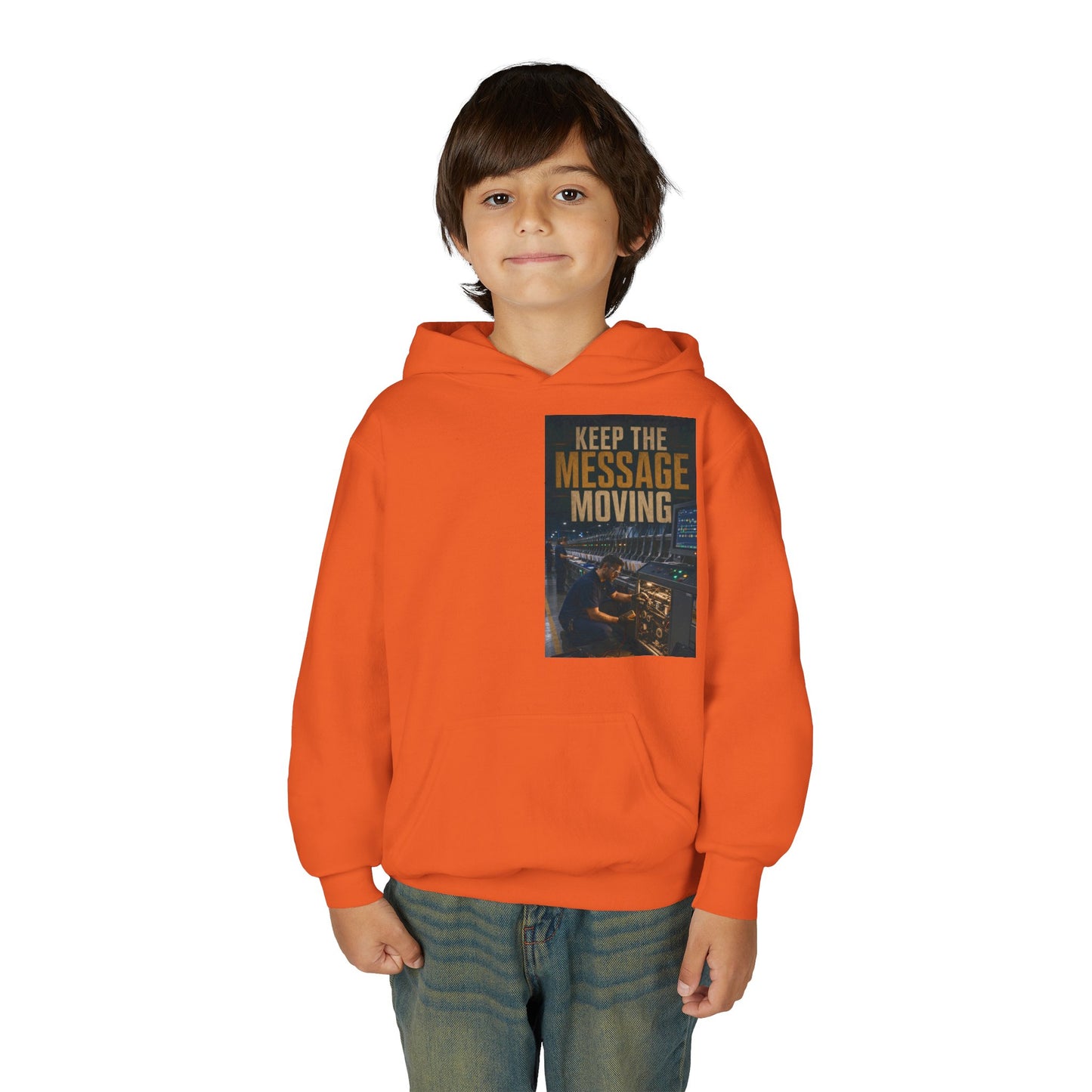 Postal Music — Keep the Message Moving — Youth Hoodie