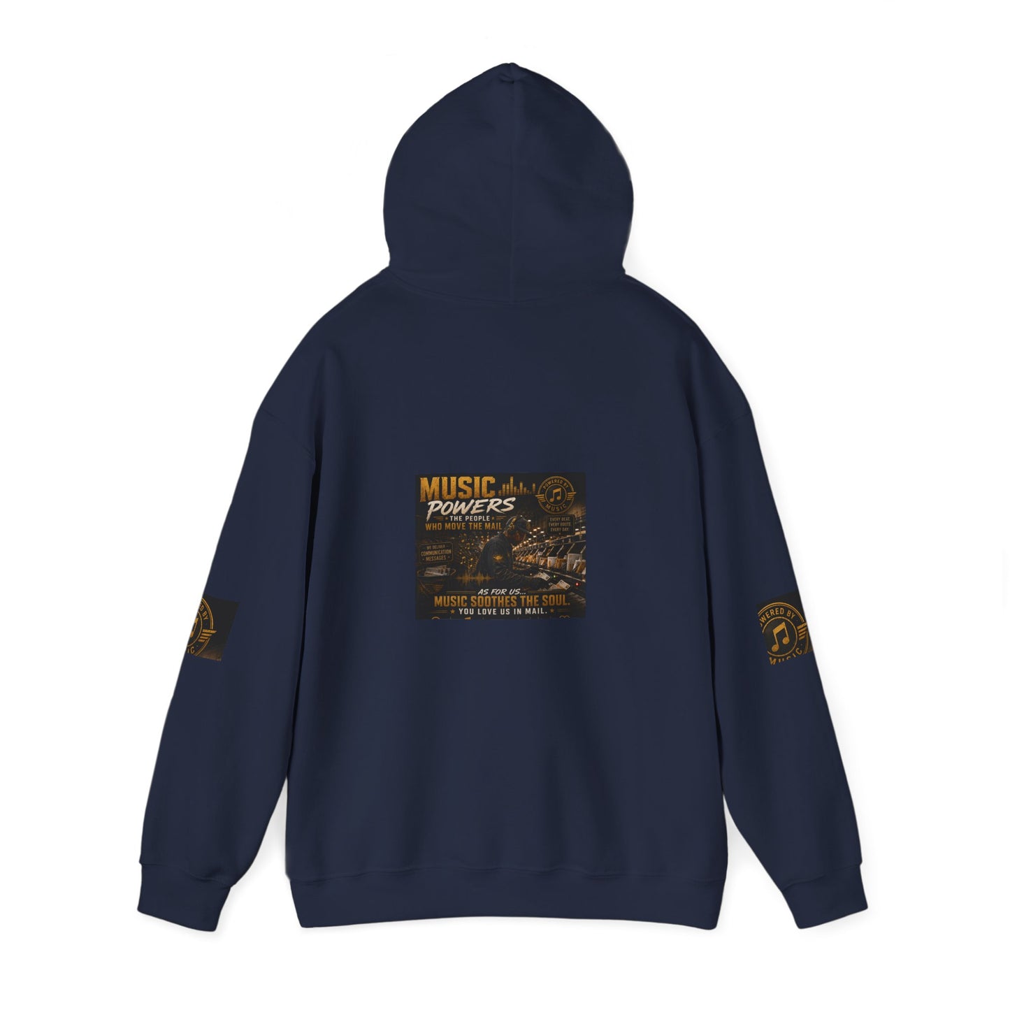 Postal Music — Music Powers the People — Core Pullover Hoodie
