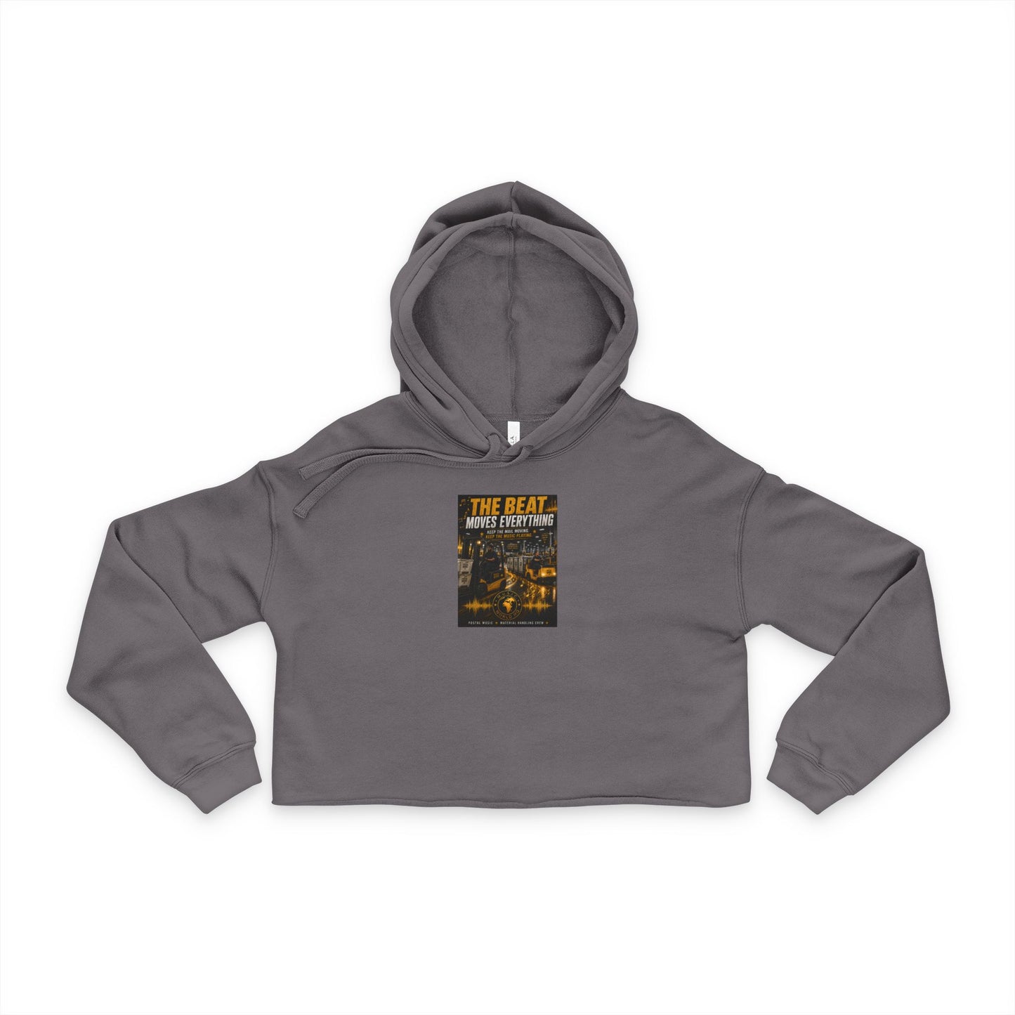 The Beat Moves Everything — Women's Cropped Hoodie | Postal Music