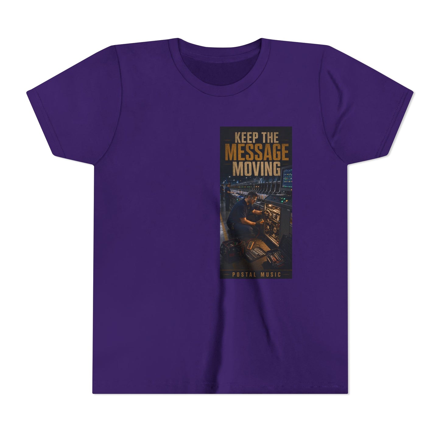 Postal Music — Keep the Message Moving — Youth T-Shirt