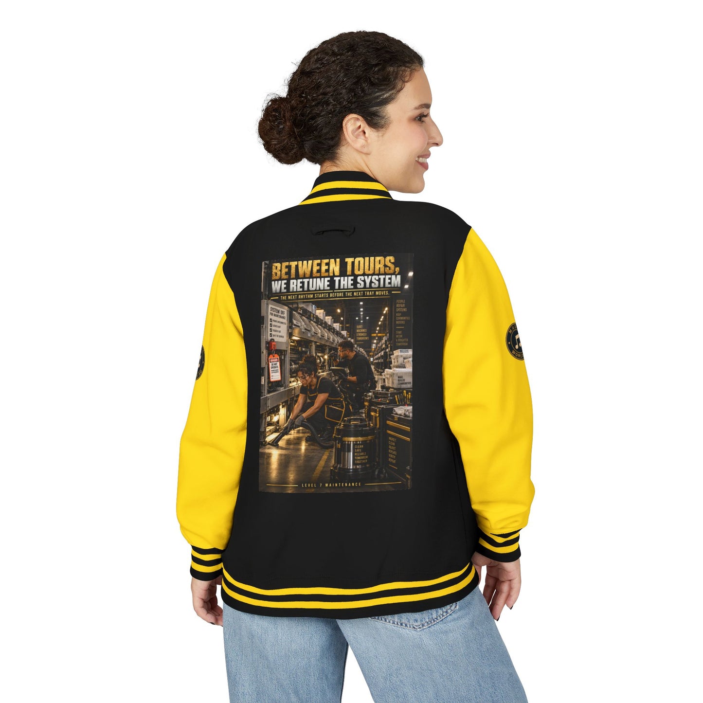 Postal Music - Between Tours, We Retune the System - Heavyweight Letterman Jacket