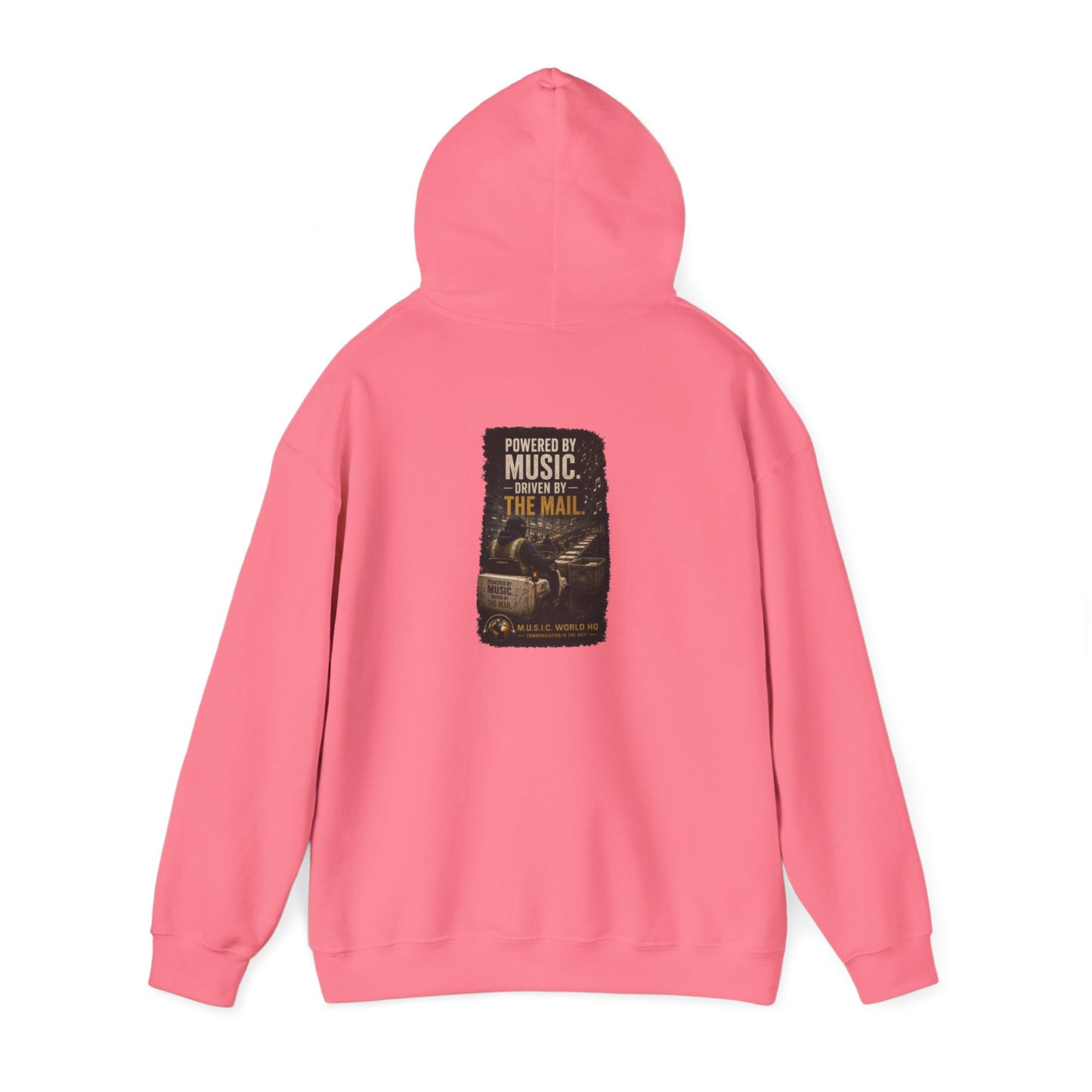 Postal Music - Powered by Music Hoodie - Colorways C