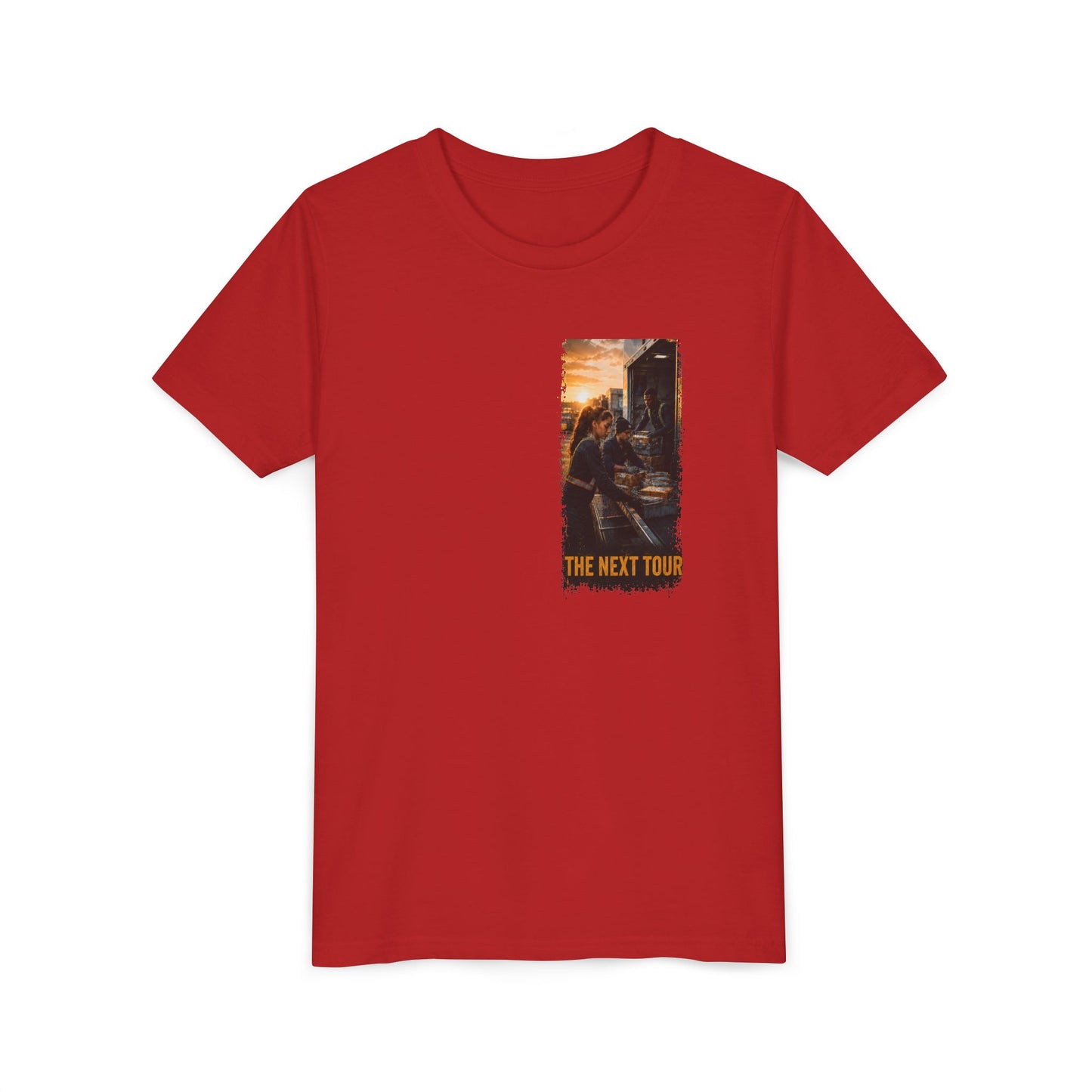 Postal Music — The Next Tour Youth T-Shirt — Color Group 1 of 2