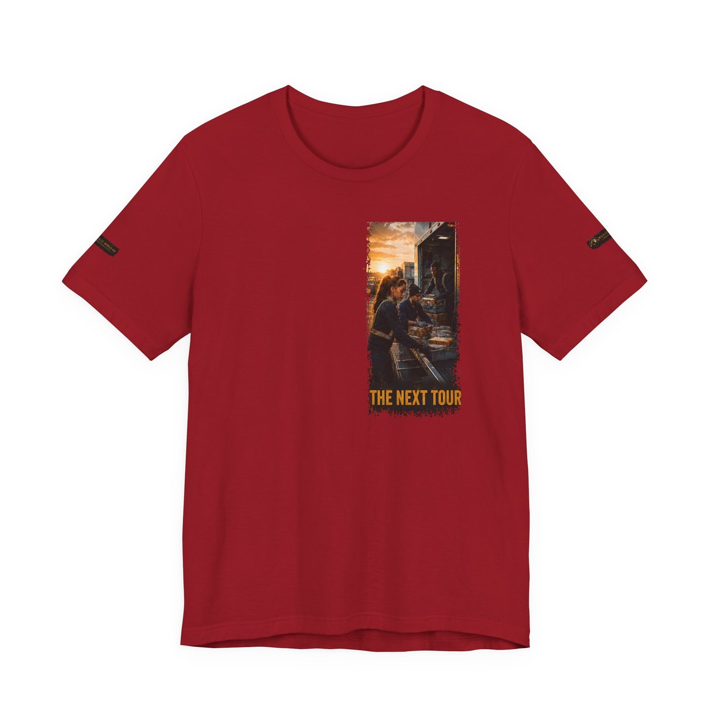 Postal Music — The Next Tour Premium Unisex T-Shirt — Color Group 2 of 11