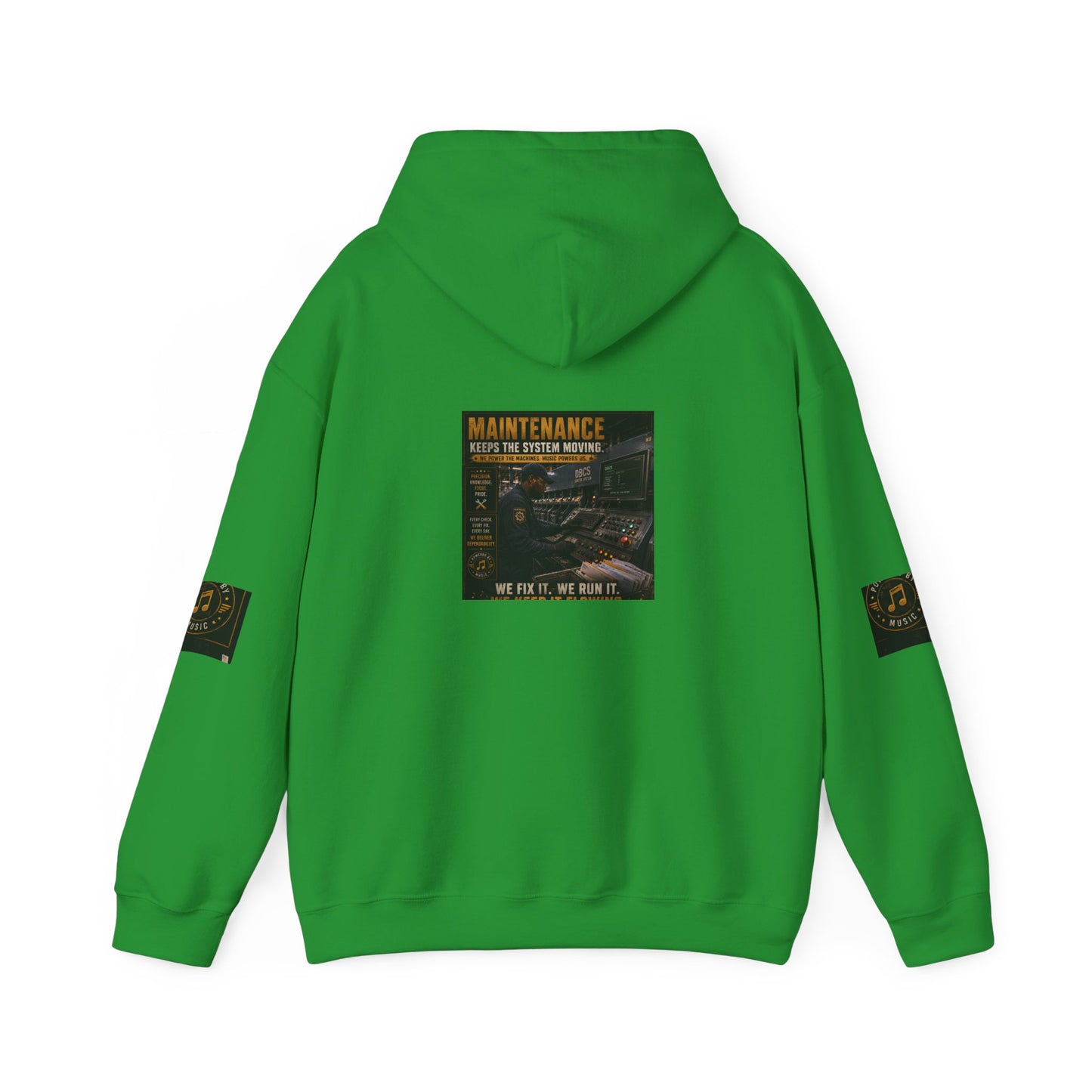 Postal Music — Maintenance Keeps the System Moving — Core Pullover Hoodie