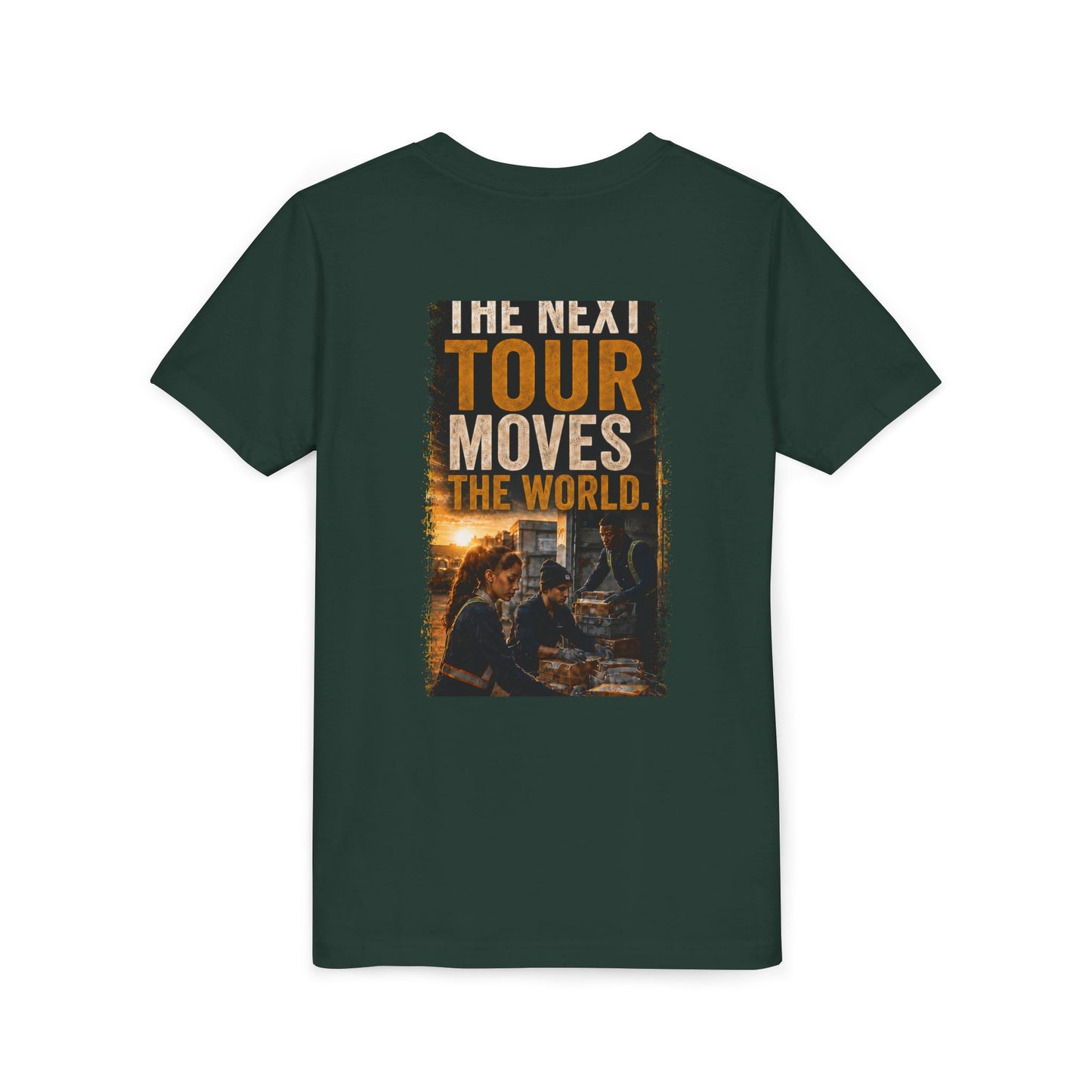 Postal Music — The Next Tour Youth T-Shirt — Color Group 1 of 2