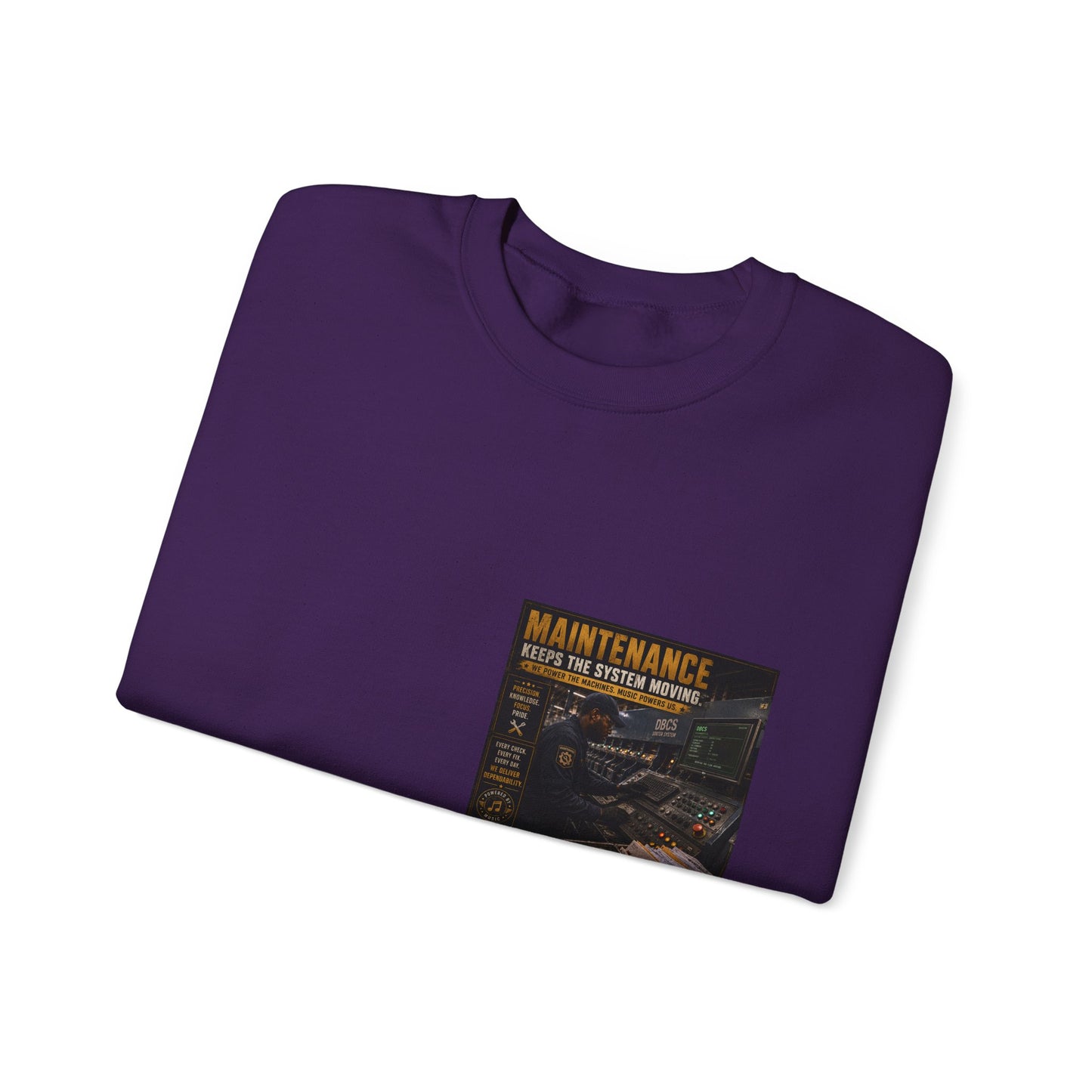 Postal Music — Maintenance Keeps the System Moving — Core Crewneck Sweatshirt