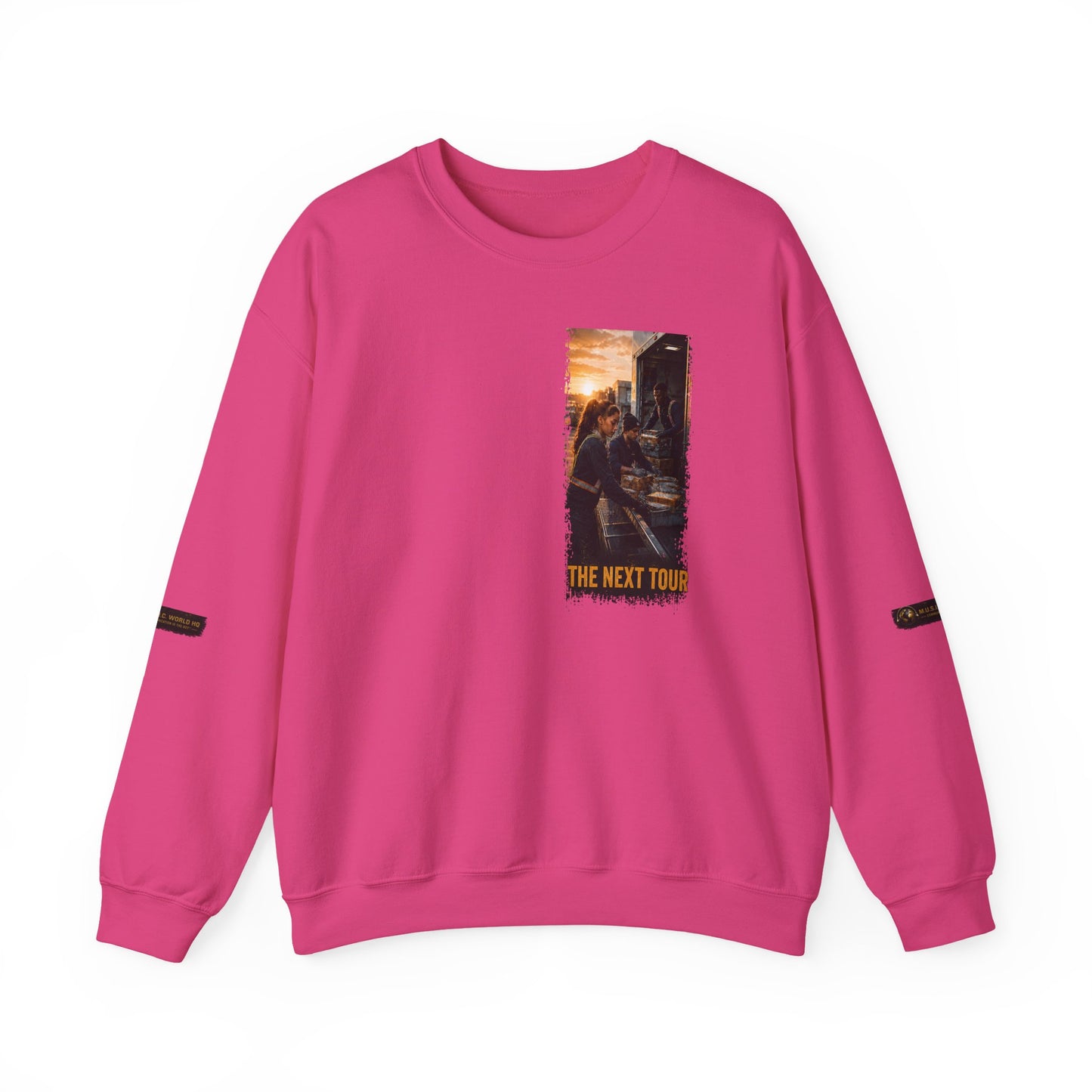 Postal Music — The Next Tour Core Crewneck Sweatshirt — Color Group 2 of 3