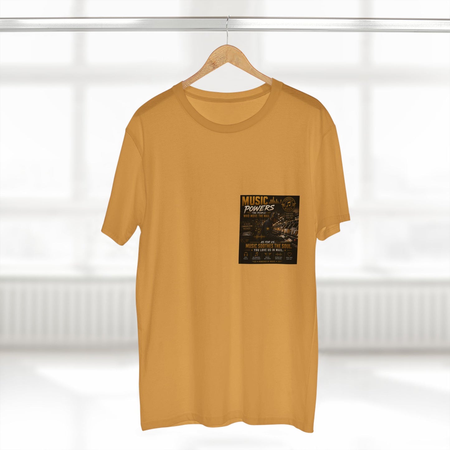 Postal Music — Music Powers the People — Streetwear T-Shirt