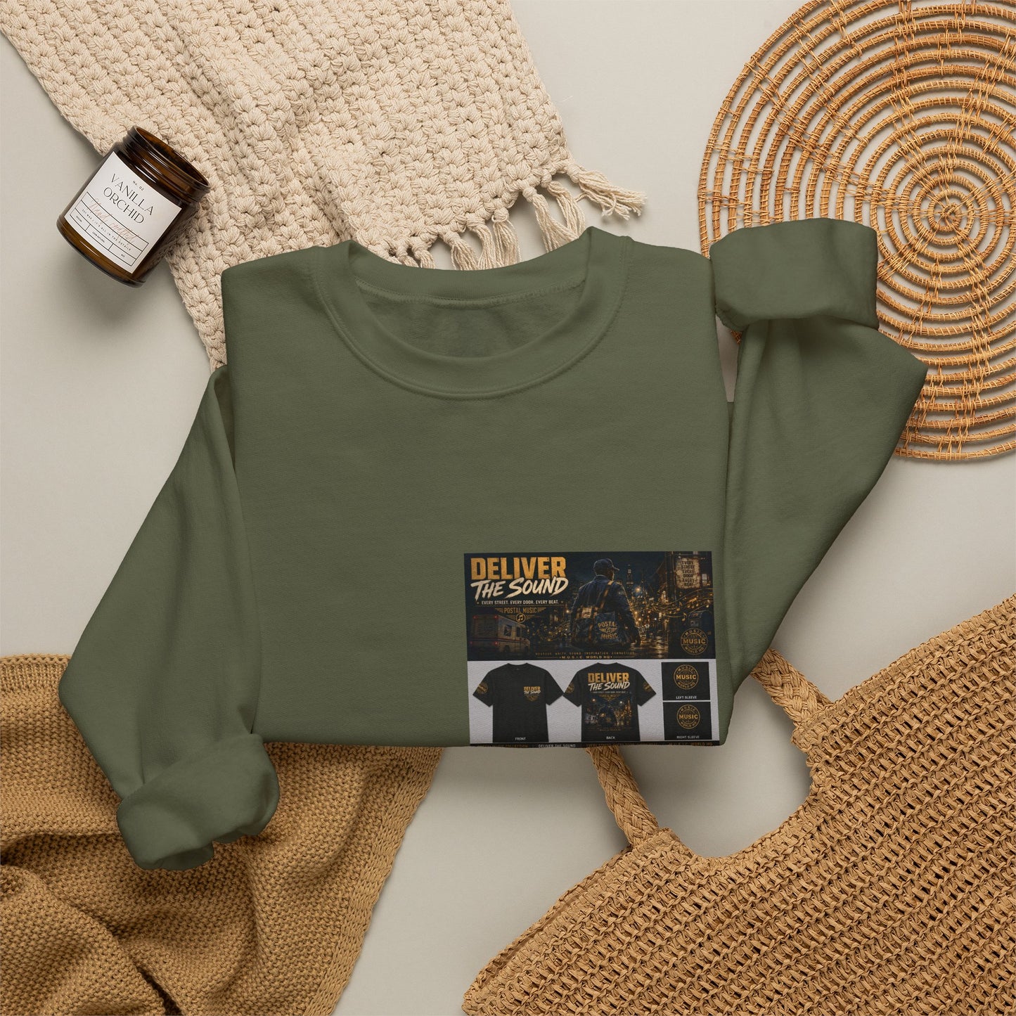 Postal Music — Deliver the Sound — Core Crewneck Sweatshirt