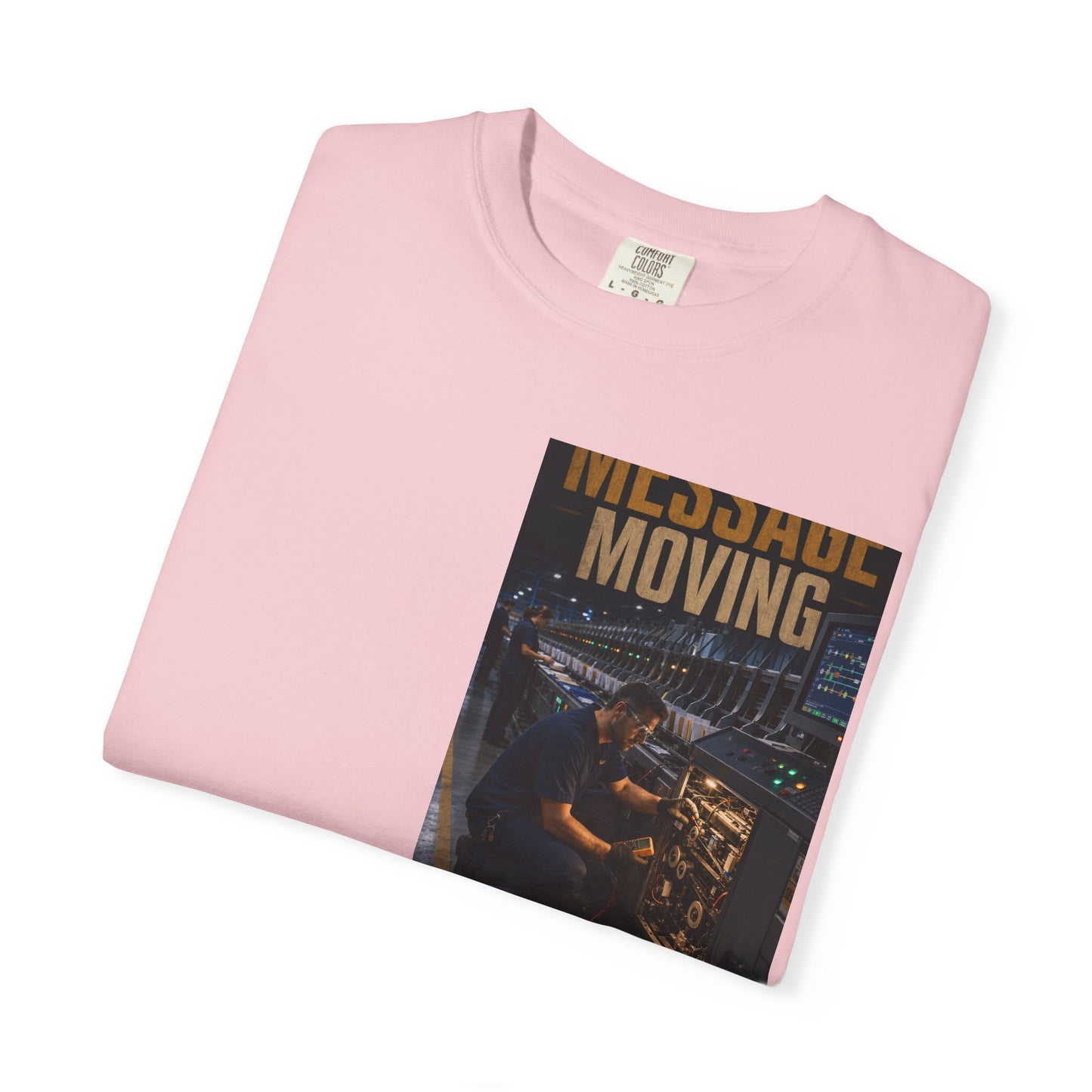 Postal Music — Keep the Message Moving — Garment-Dyed T-Shirt