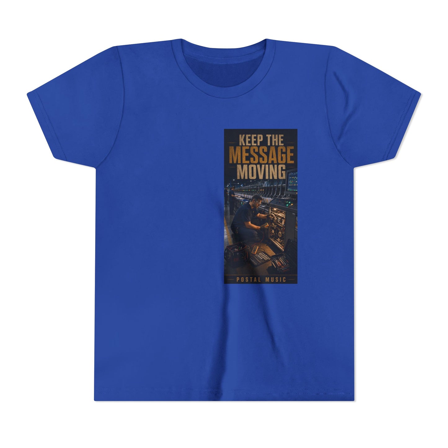 Postal Music — Keep the Message Moving — Youth T-Shirt
