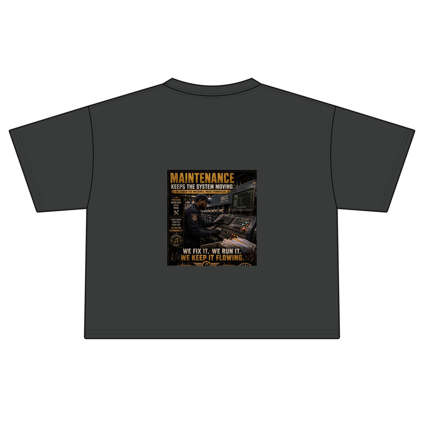 Postal Music — Maintenance Keeps the System Moving — Women's Boxy T-Shirt
