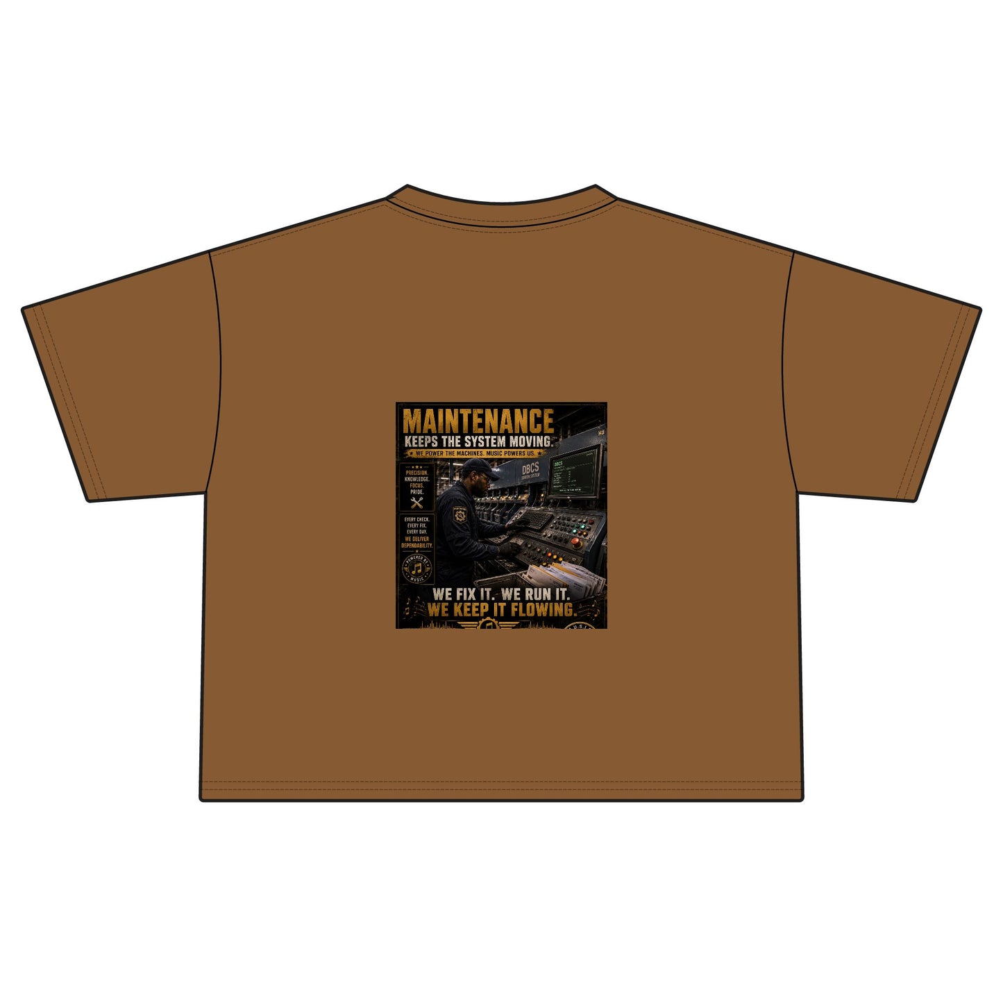 Postal Music — Maintenance Keeps the System Moving — Women's Boxy T-Shirt