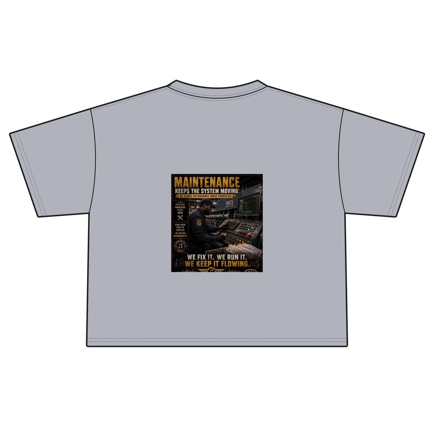 Postal Music — Maintenance Keeps the System Moving — Women's Boxy T-Shirt