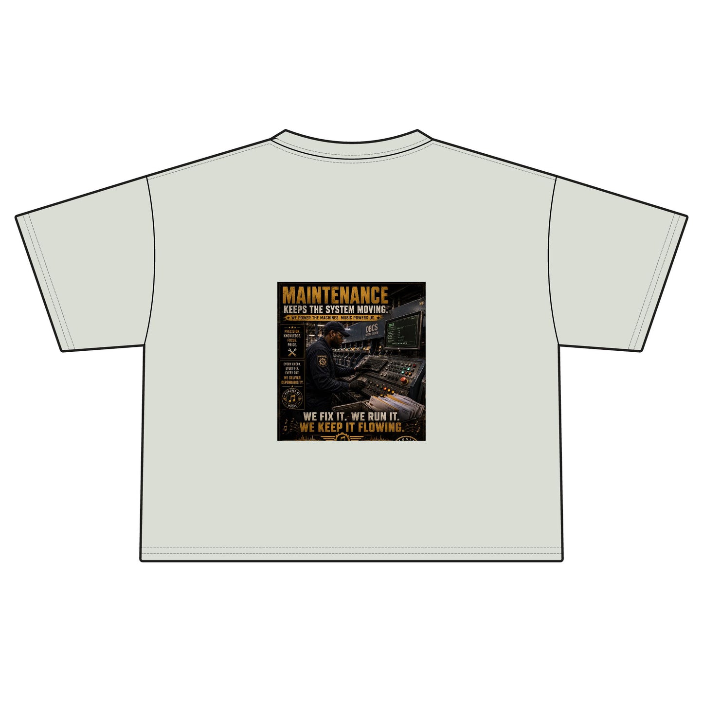 Postal Music — Maintenance Keeps the System Moving — Women's Boxy T-Shirt