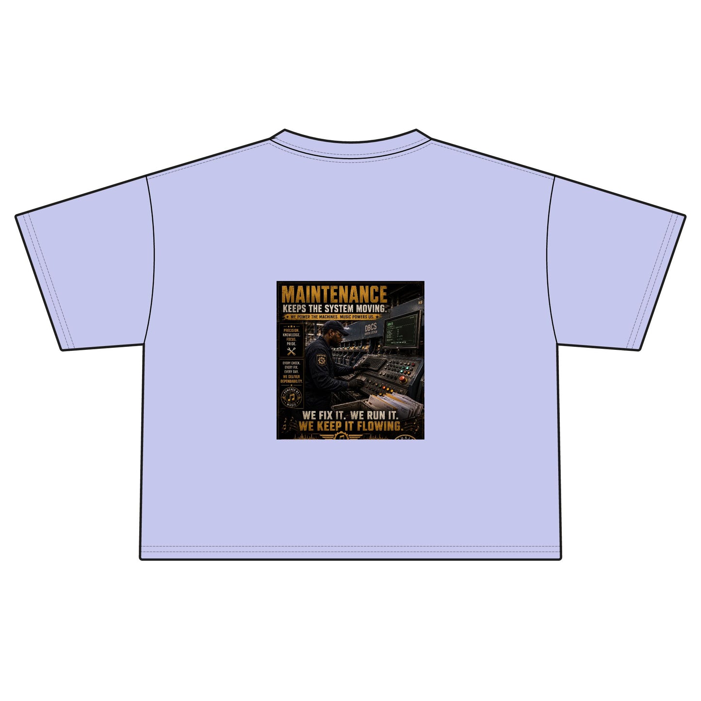 Postal Music — Maintenance Keeps the System Moving — Women's Boxy T-Shirt