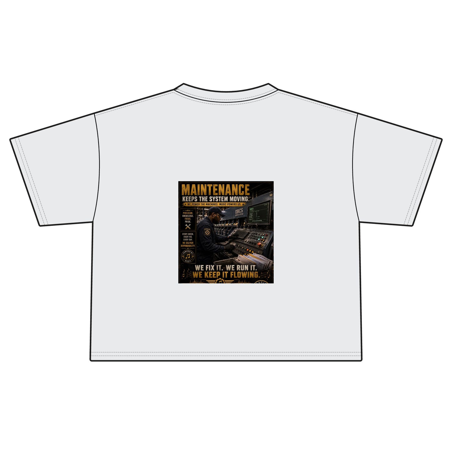 Postal Music — Maintenance Keeps the System Moving — Women's Boxy T-Shirt