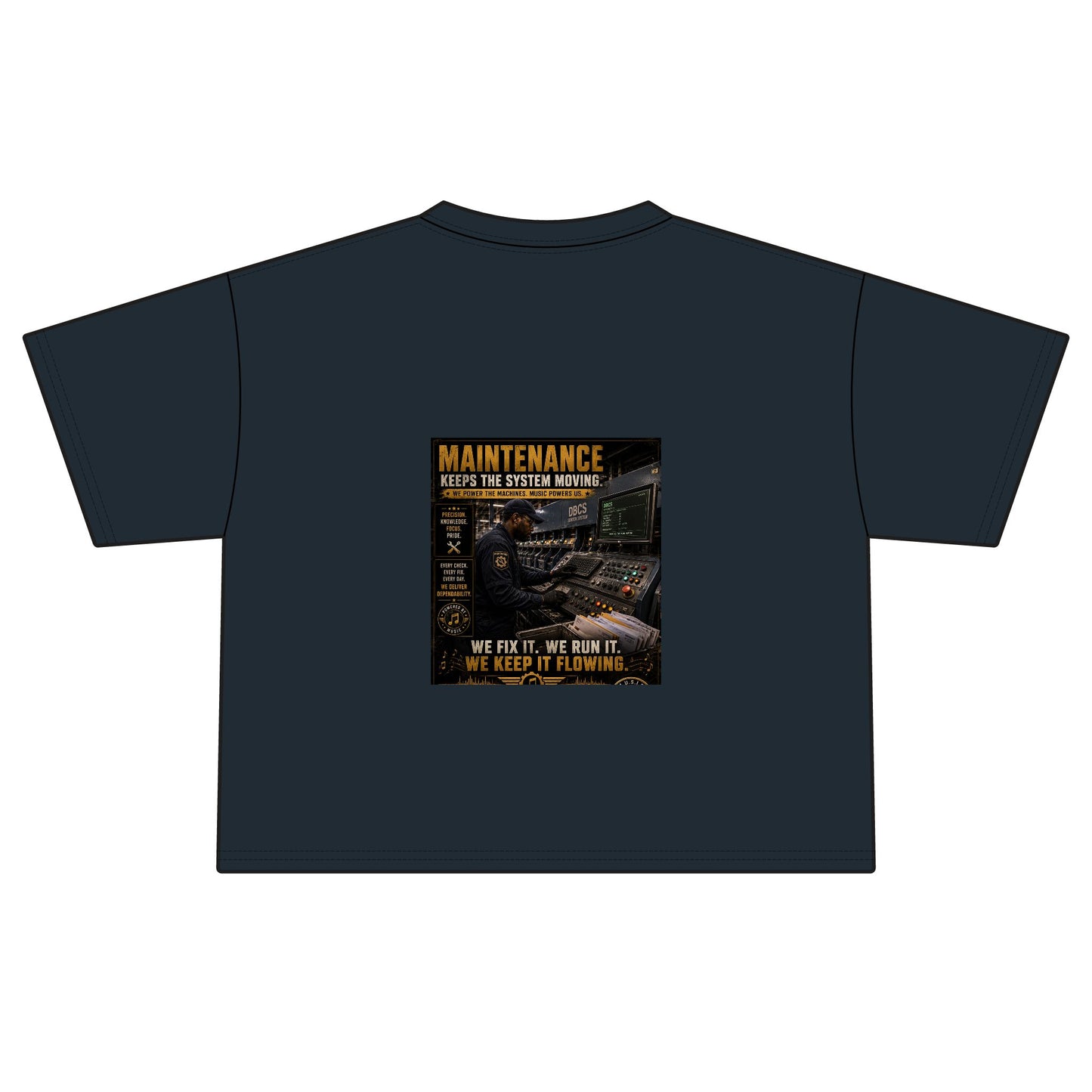 Postal Music — Maintenance Keeps the System Moving — Women's Boxy T-Shirt