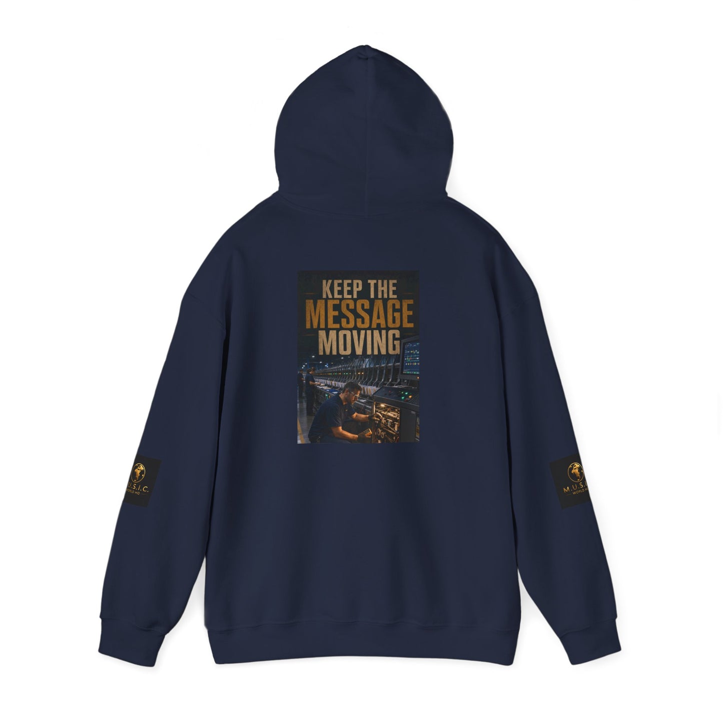 Postal Music — Keep the Message Moving — Core Pullover Hoodie