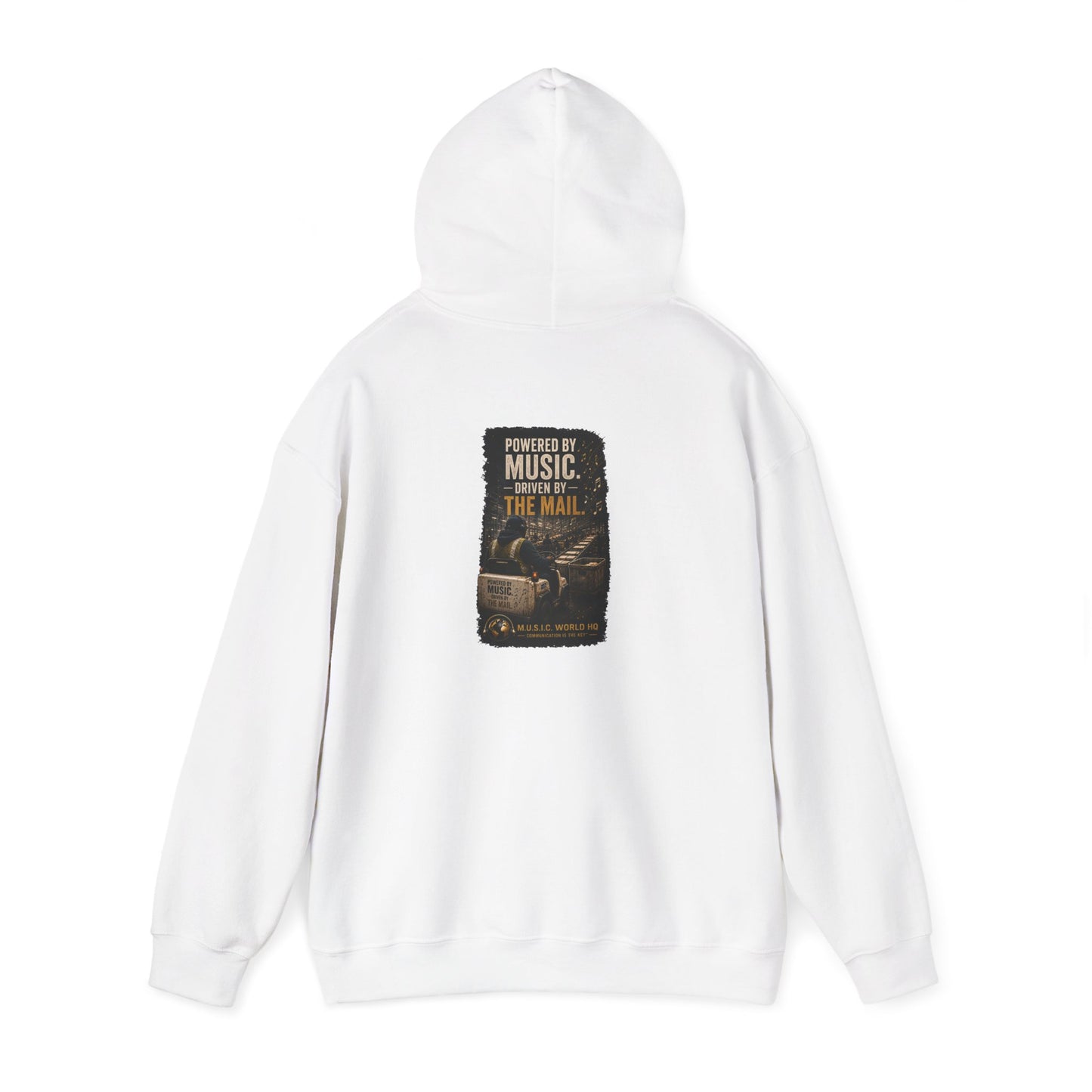 Postal Music - Powered by Music Hoodie - Colorways C