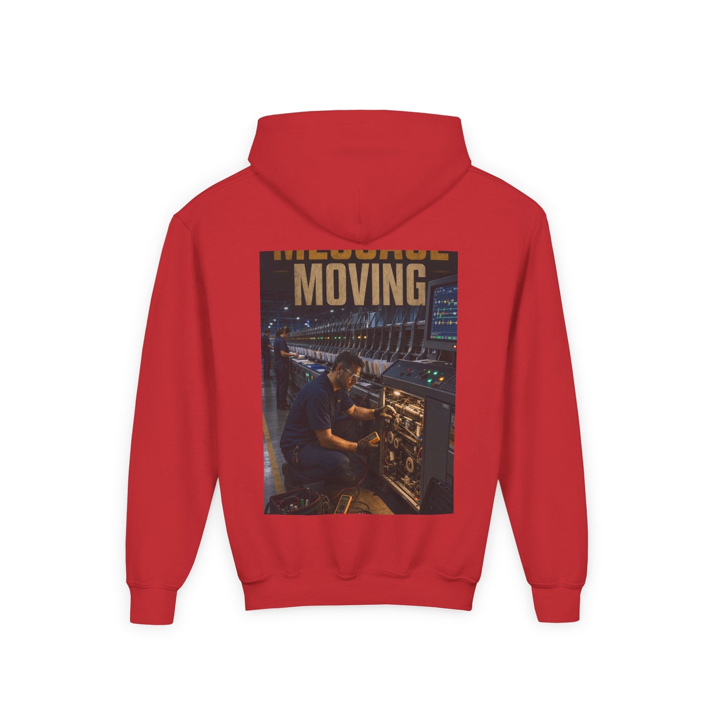 Postal Music — Keep the Message Moving — Youth Hoodie