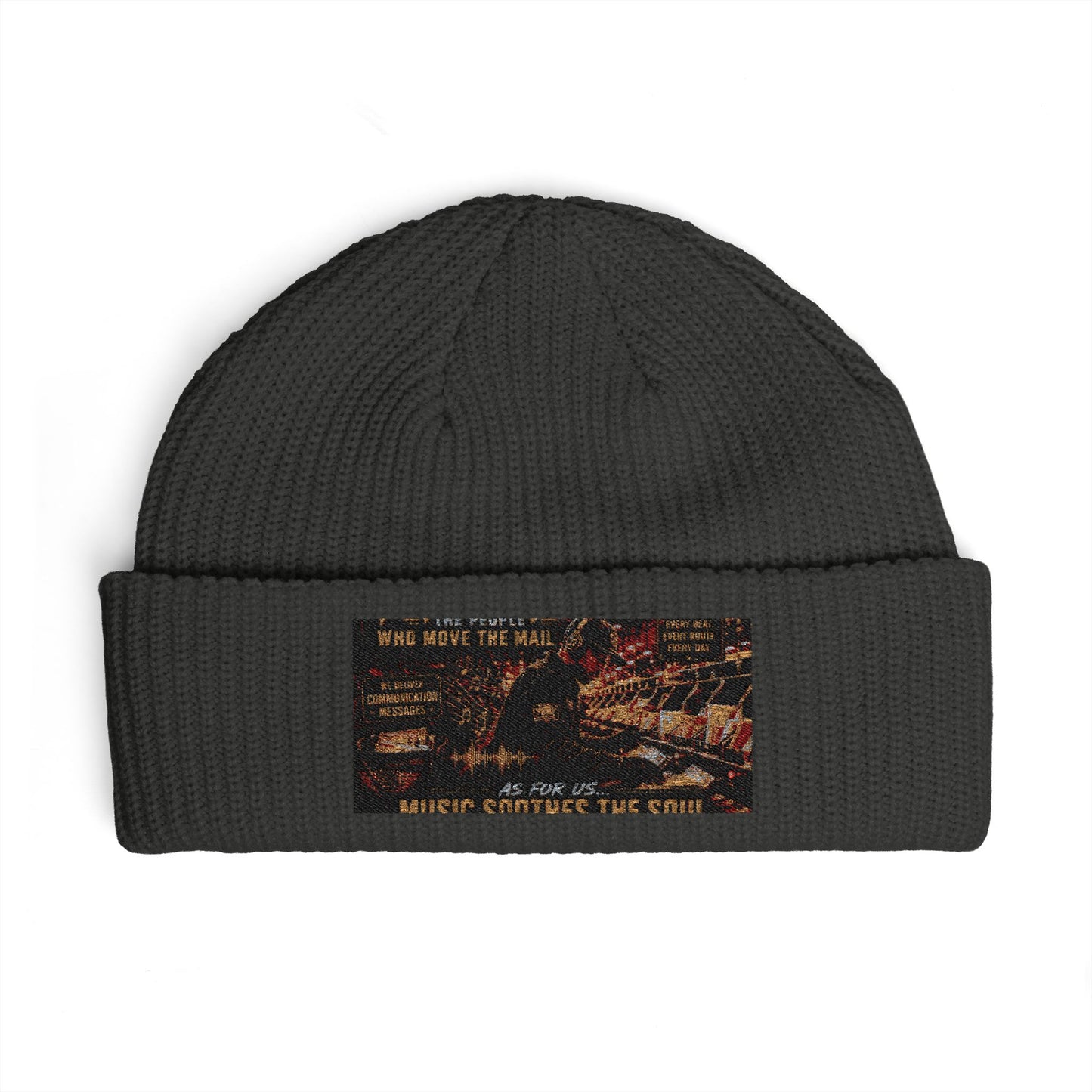Postal Music — Music Powers the People — Knit Beanie