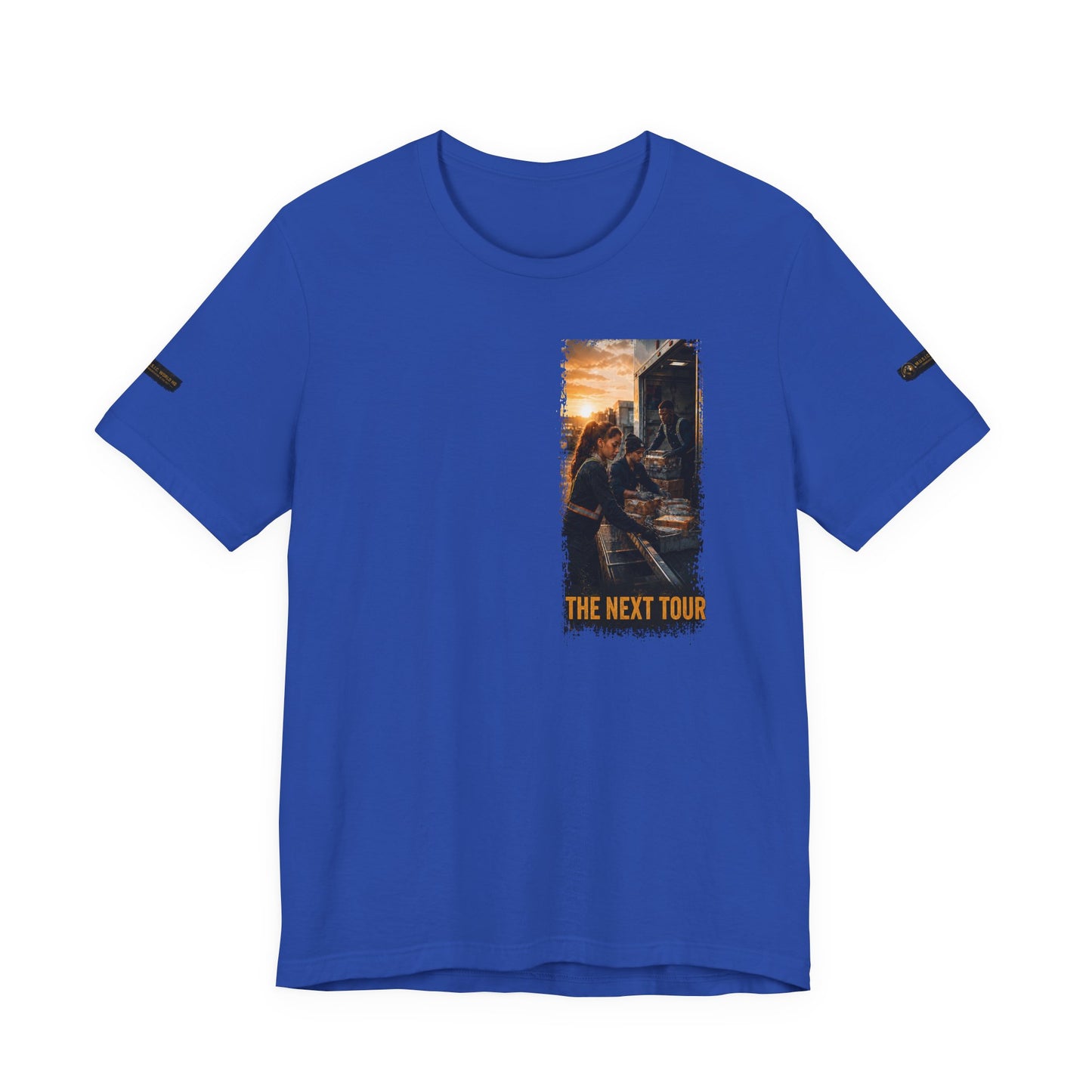 Postal Music — The Next Tour Premium Unisex T-Shirt — Color Group 10 of 11
