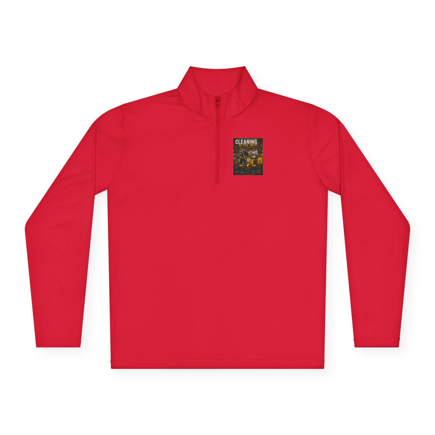 Cleaning to the Beat — Quarter-Zip Pullover