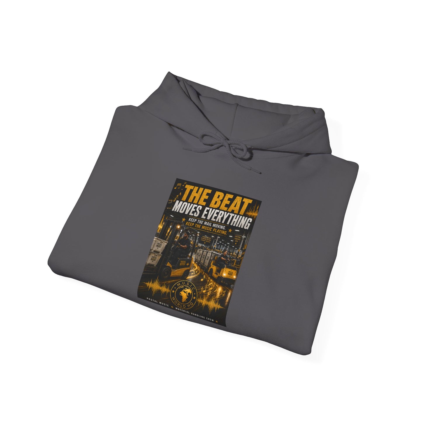 The Beat Moves Everything — Men's Hoodie | Postal Music
