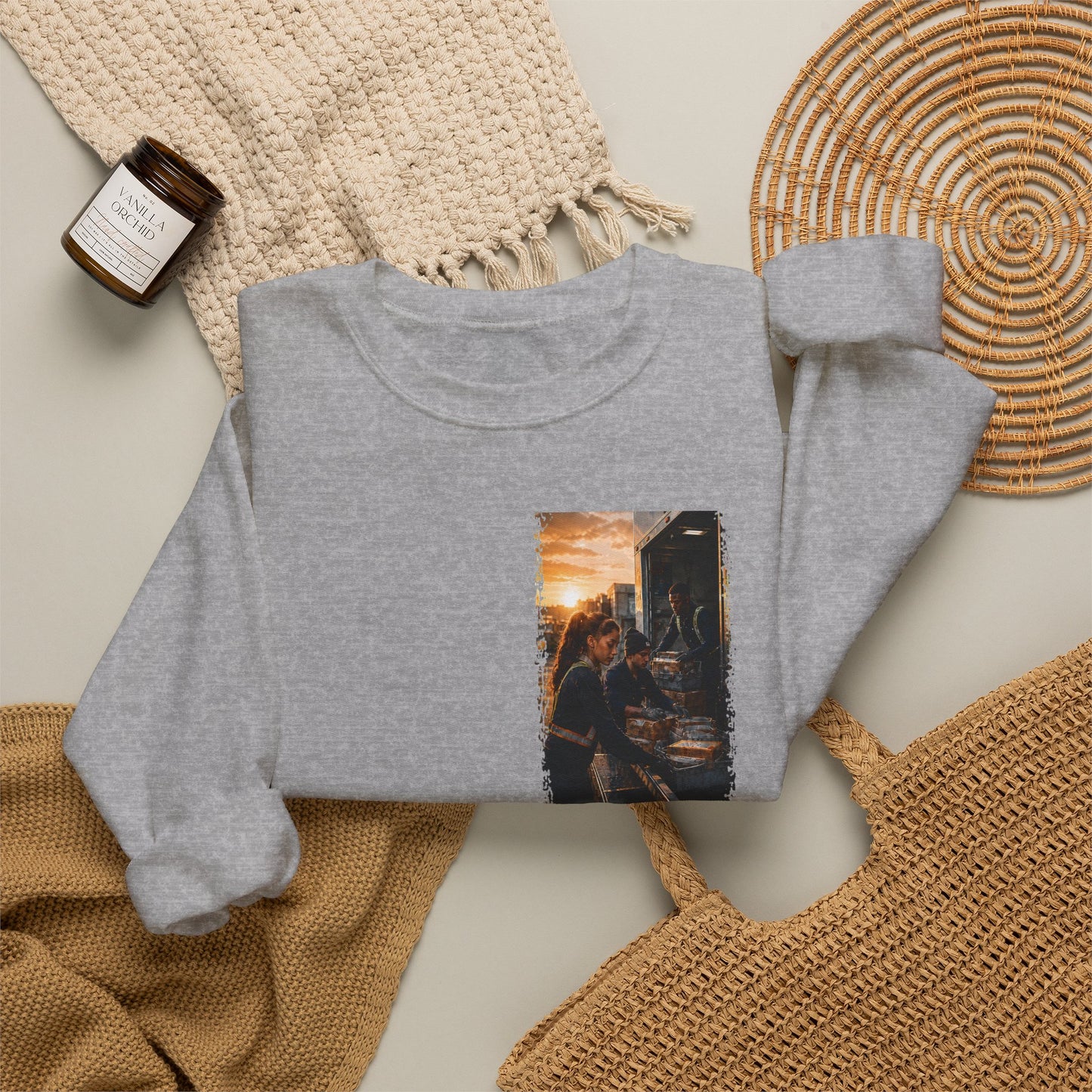 Postal Music — The Next Tour Core Crewneck Sweatshirt — Color Group 3 of 3
